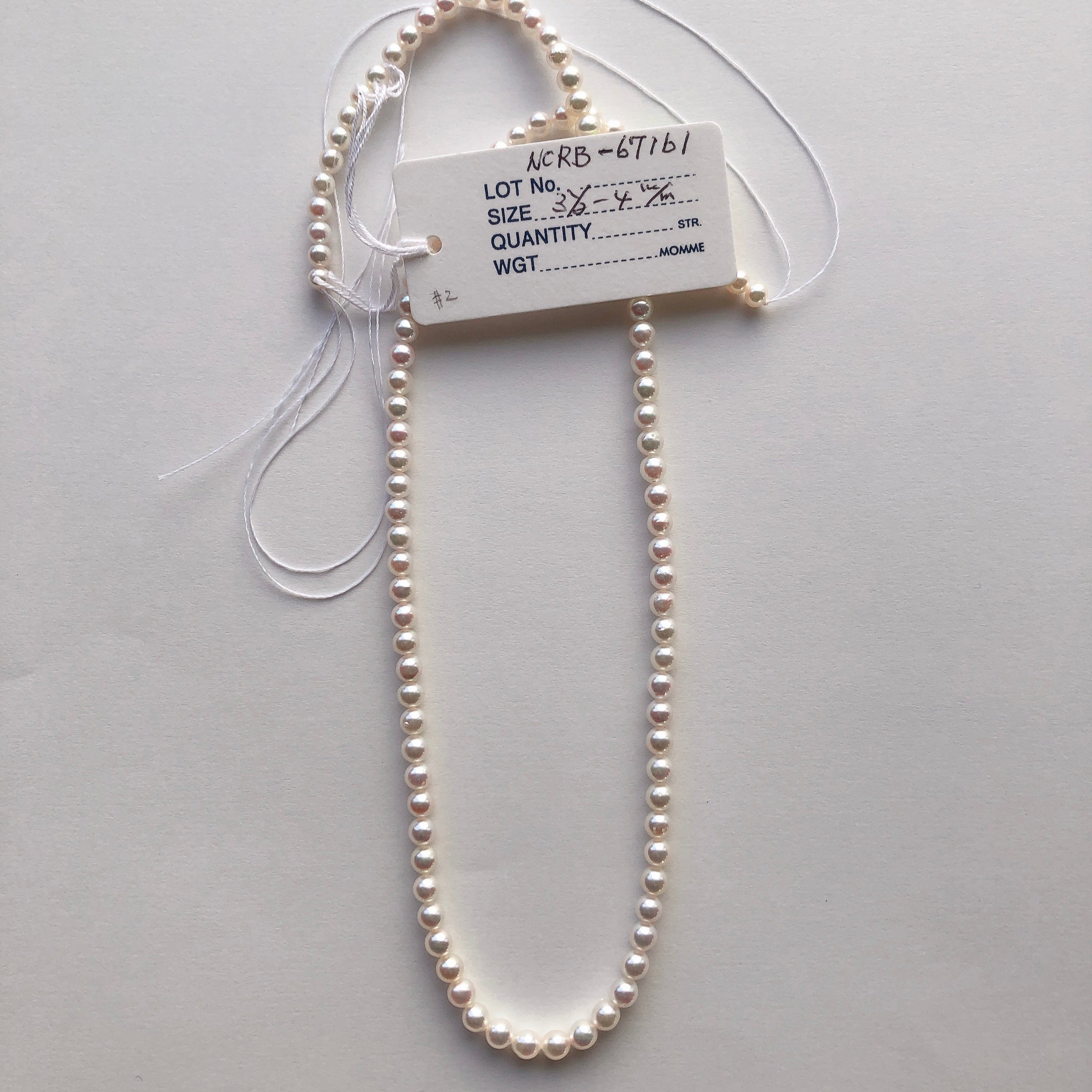 パール ネックレス 3.5-4mm