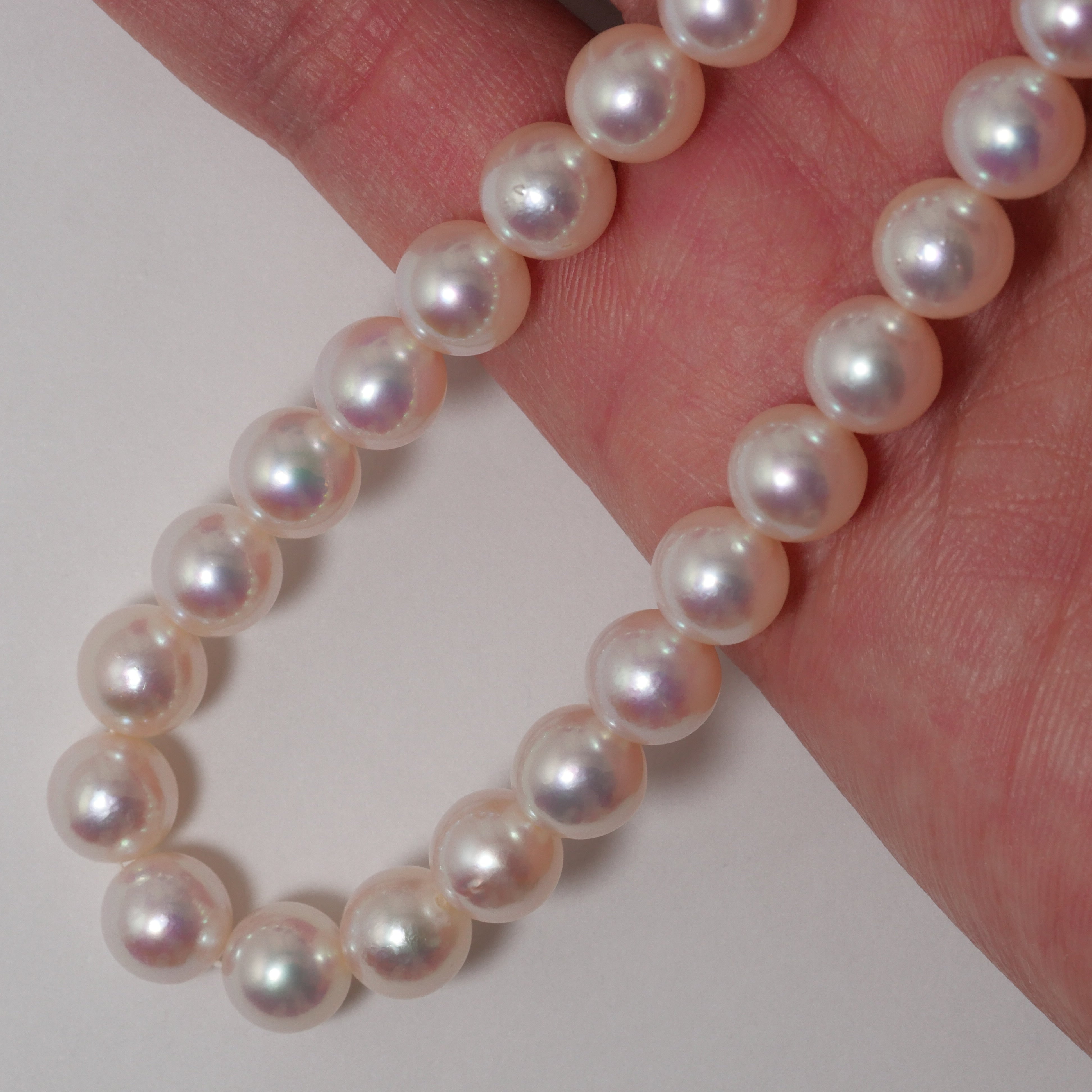 パール ネックレス 7.5-8mm