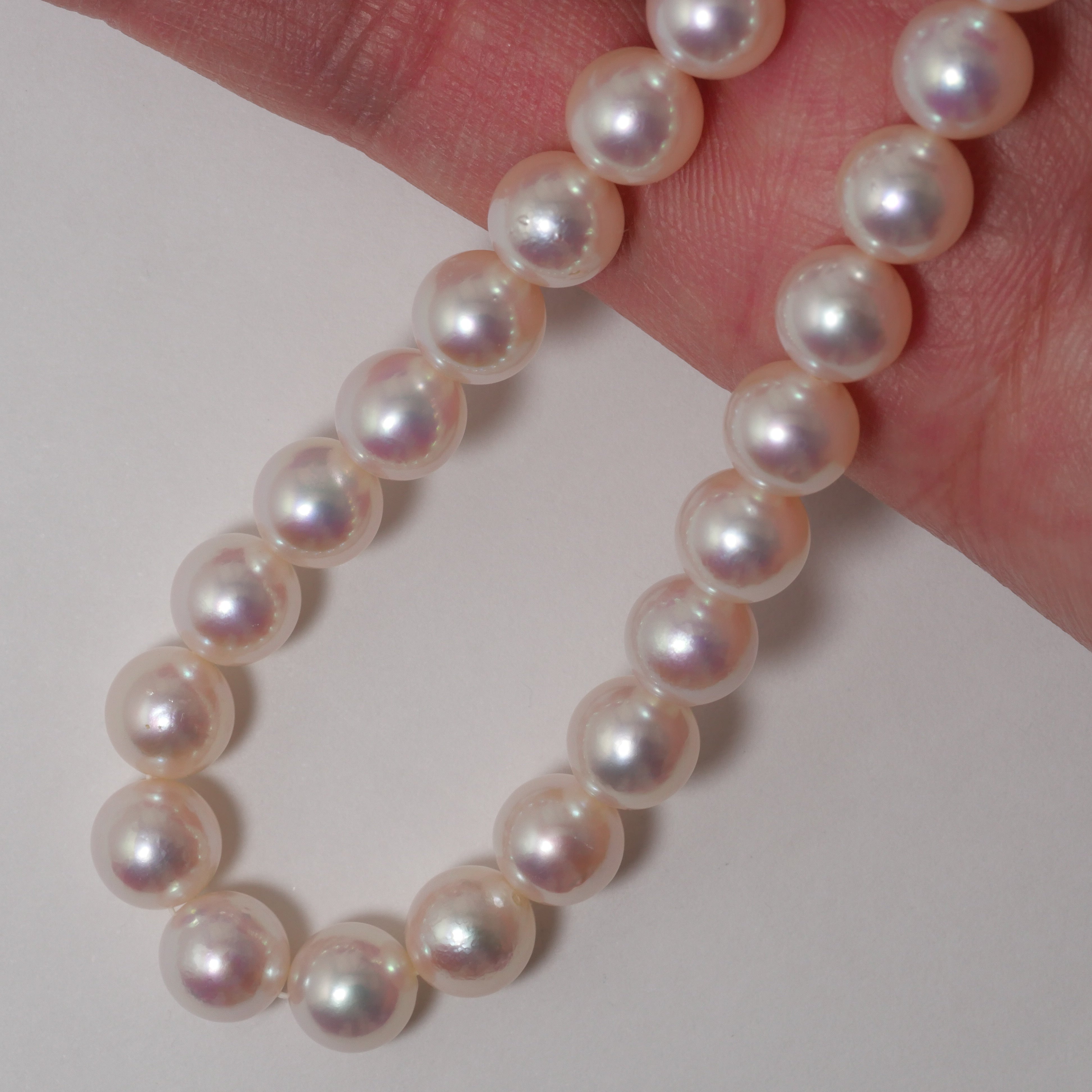 パール ネックレス 7.5-8mm