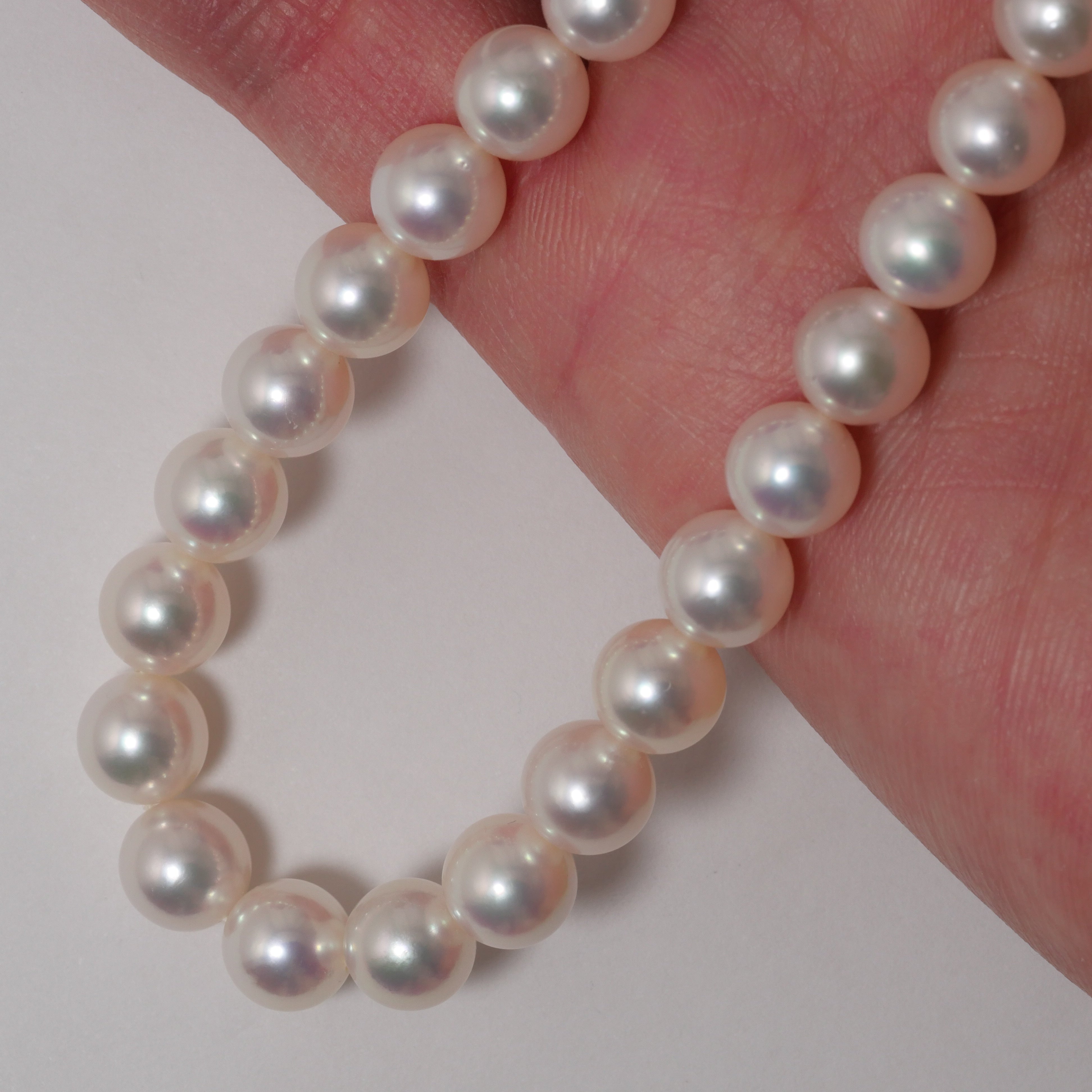 パール ネックレス 7.5-8mm
