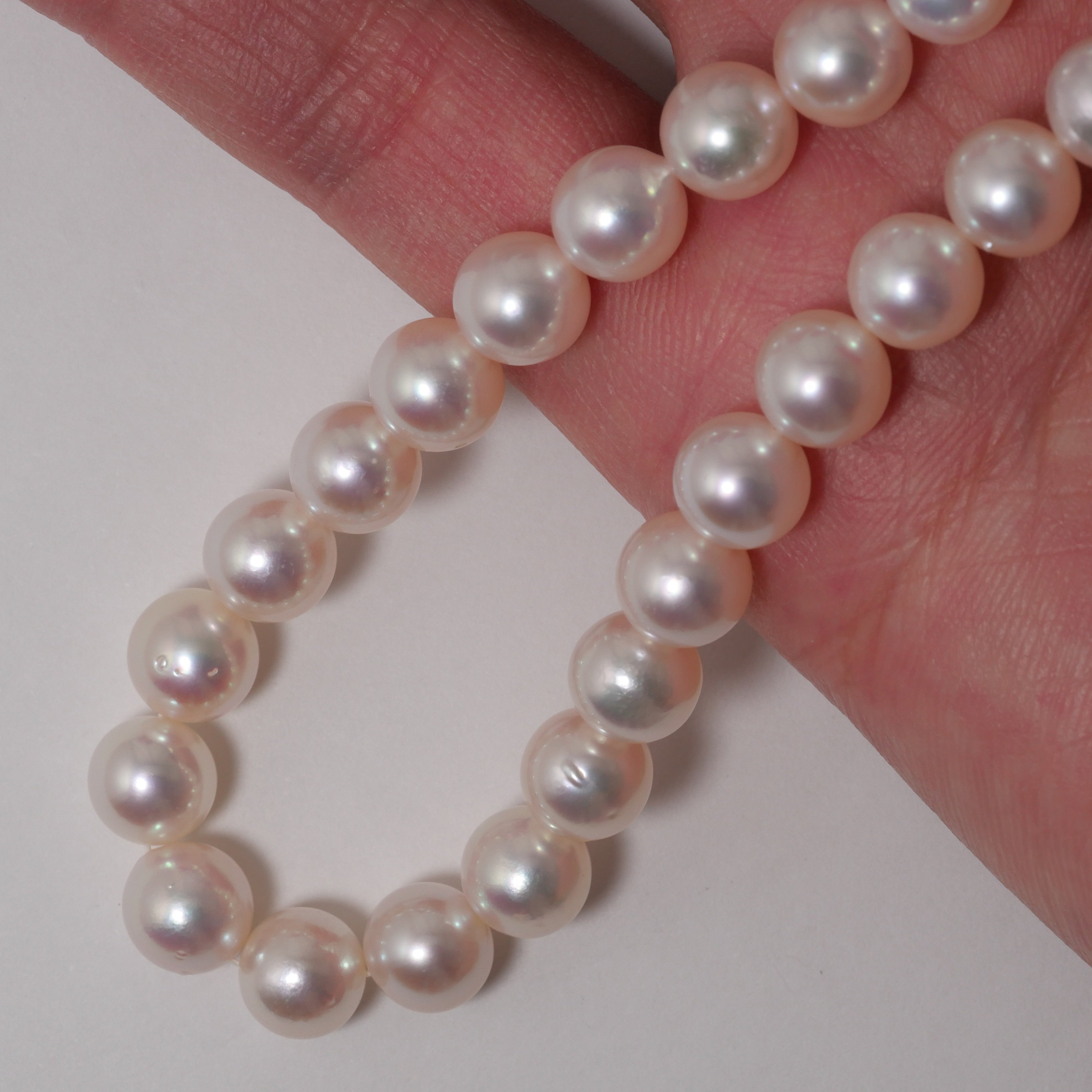 パール ネックレス 7.5-8mm