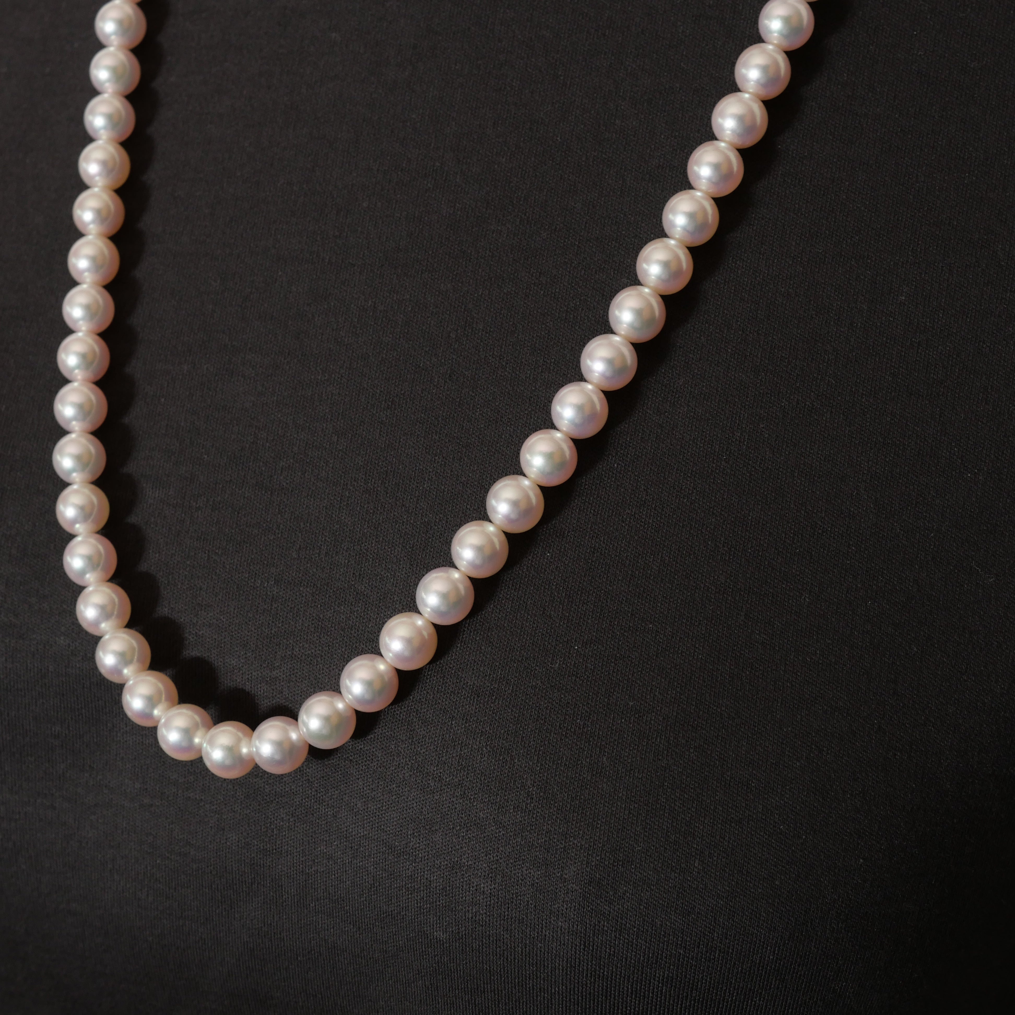 パール ネックレス 8-8.5mm 65cm