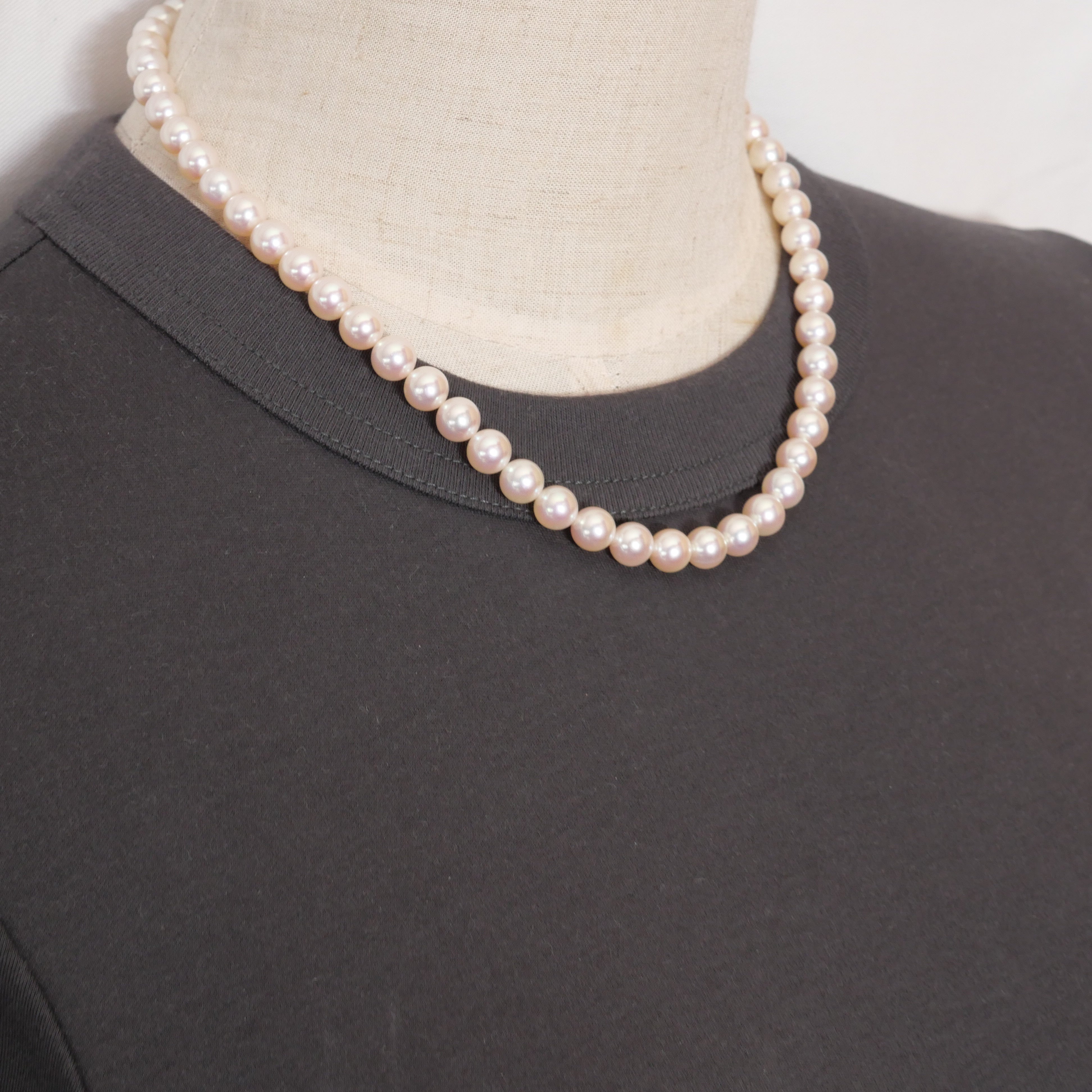 パール ネックレス 7.5-8mm