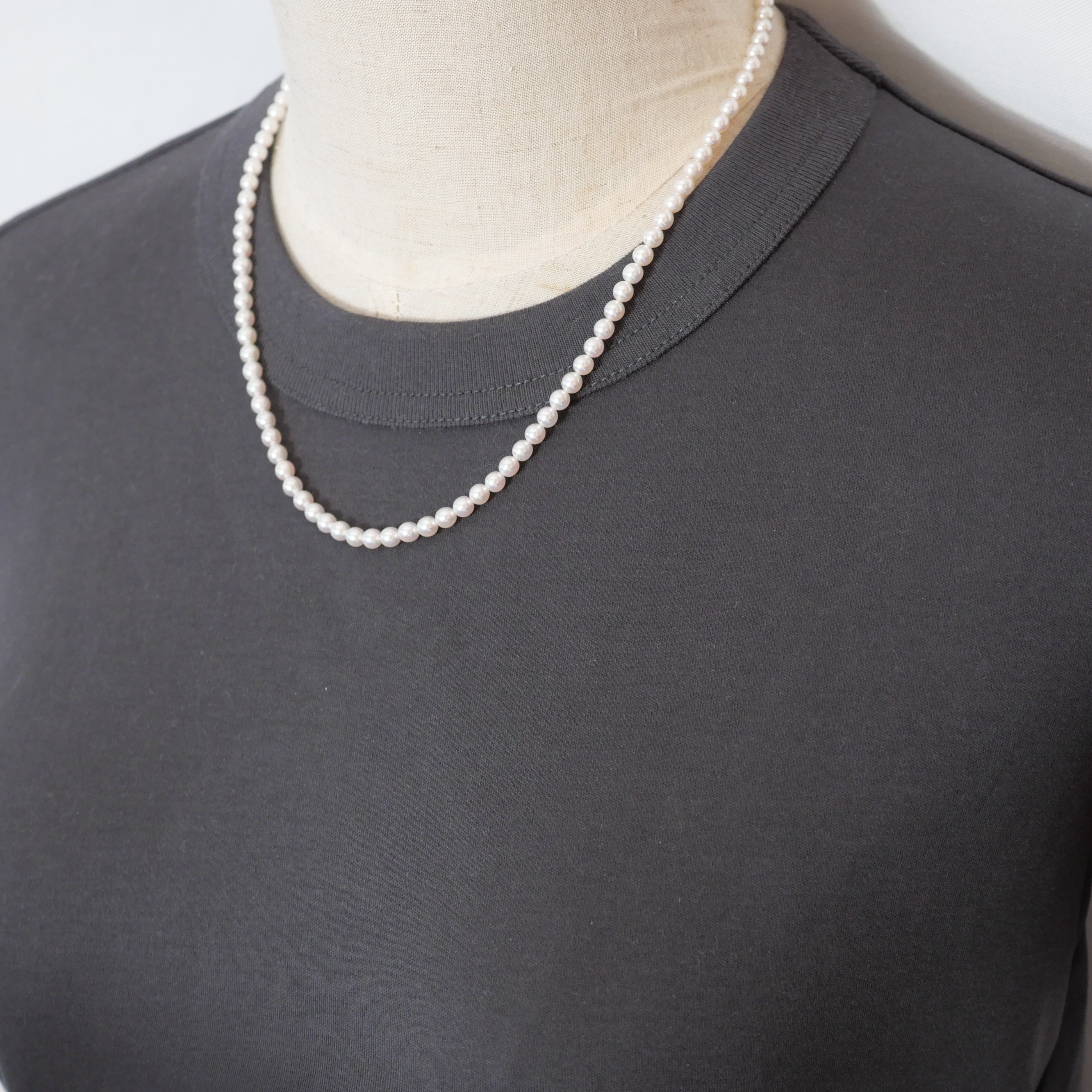 パール ネックレス 4-4.5mm