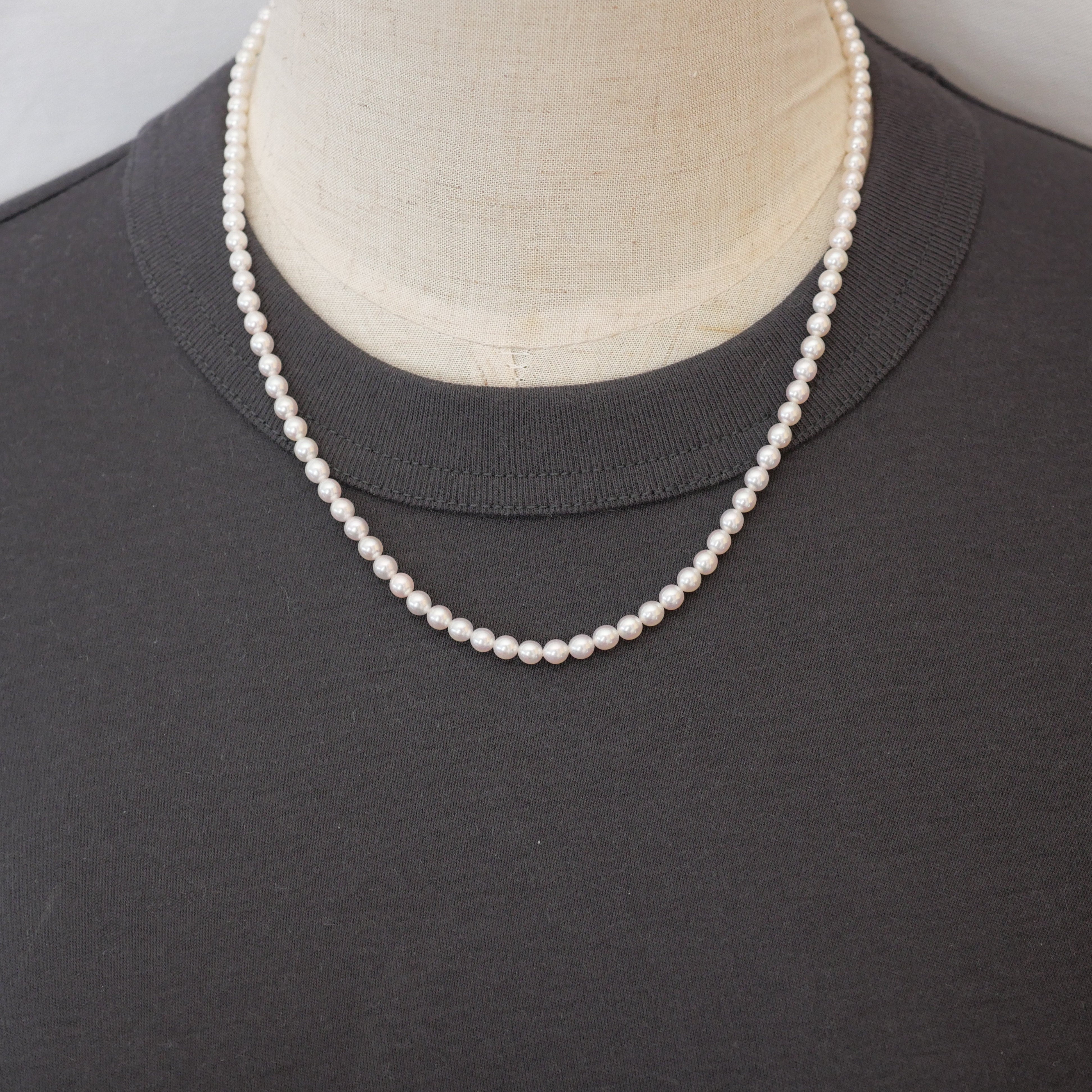 パール ネックレス 4-4.5mm