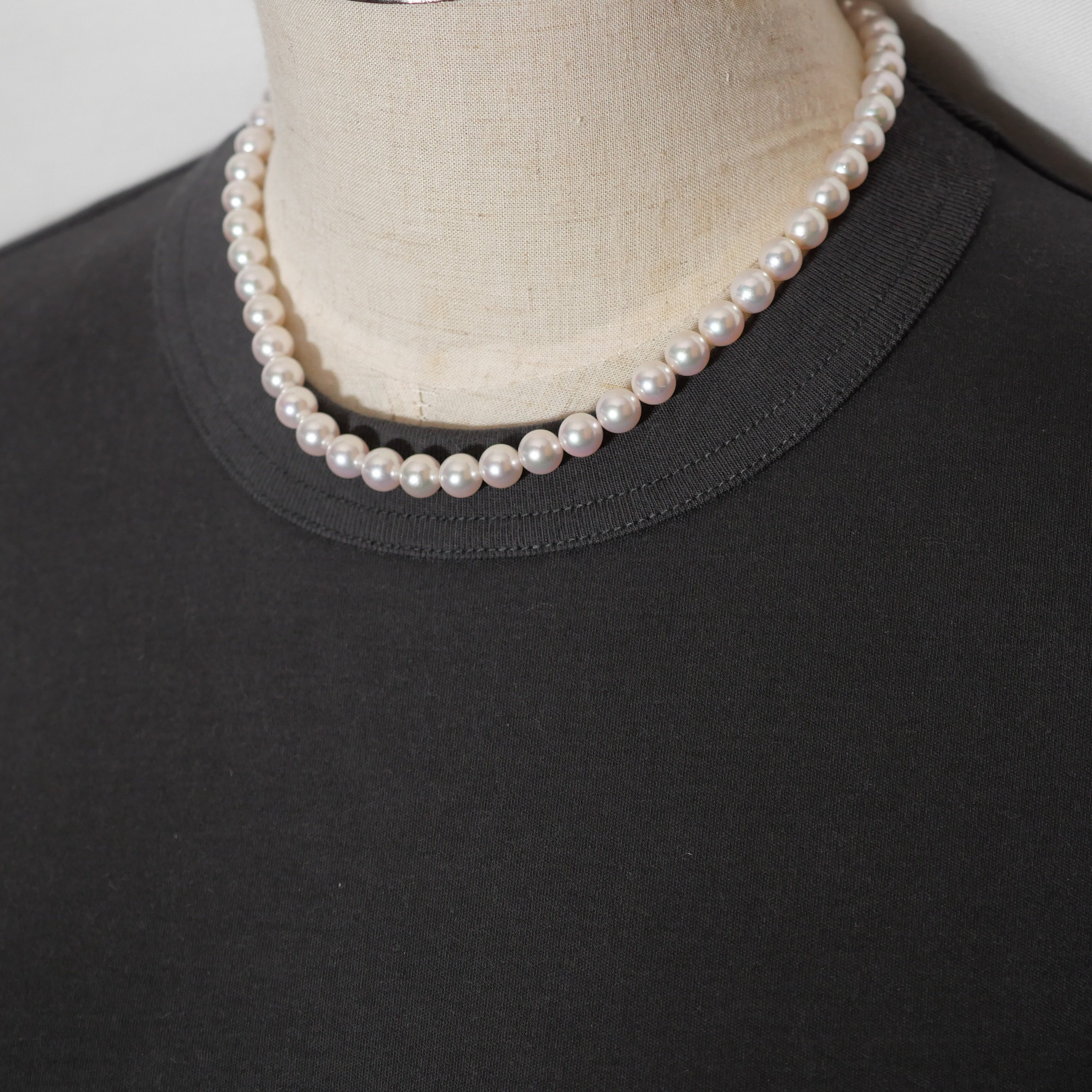 パール ネックレス 7.5-8mm