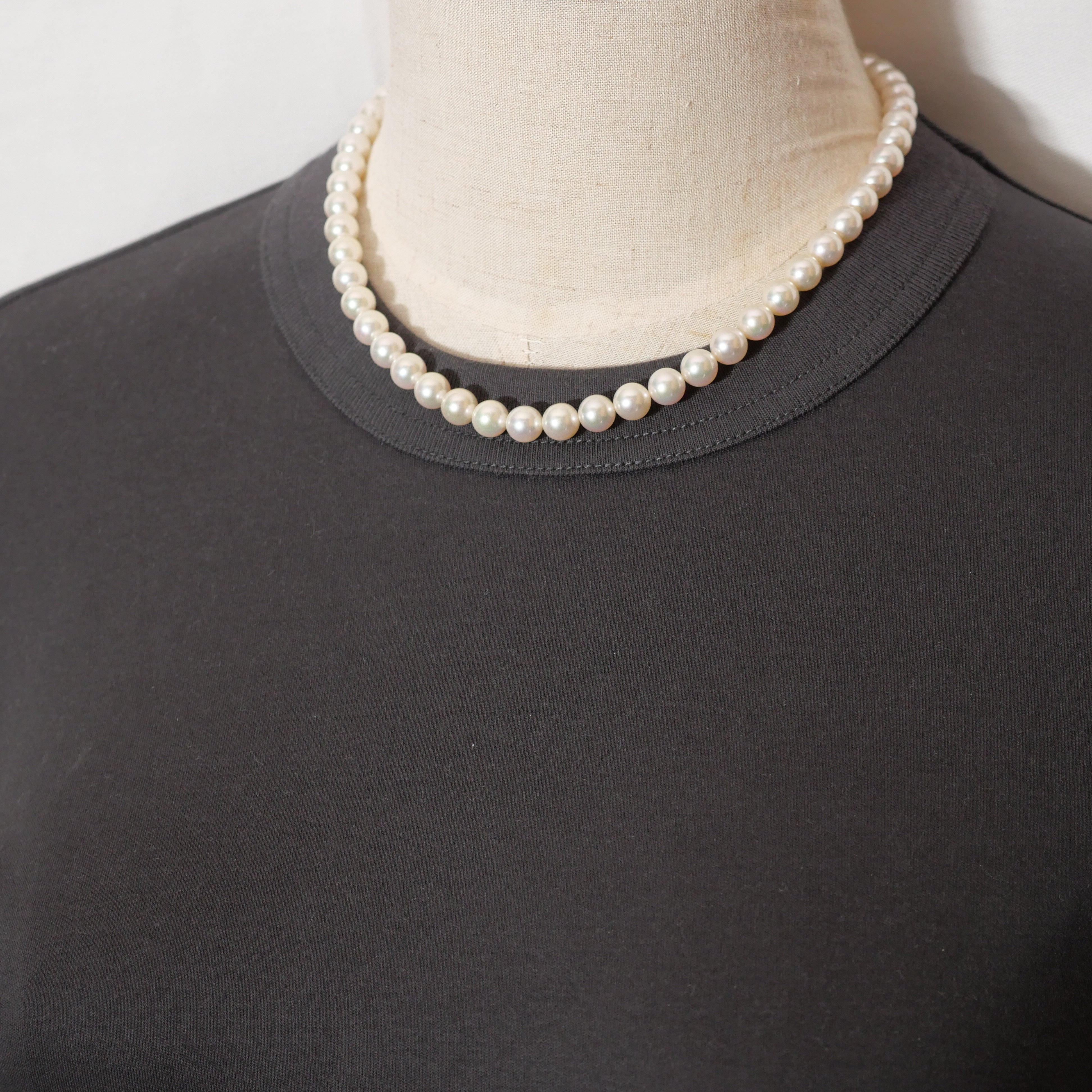 パール ネックレス 7.5-8mm