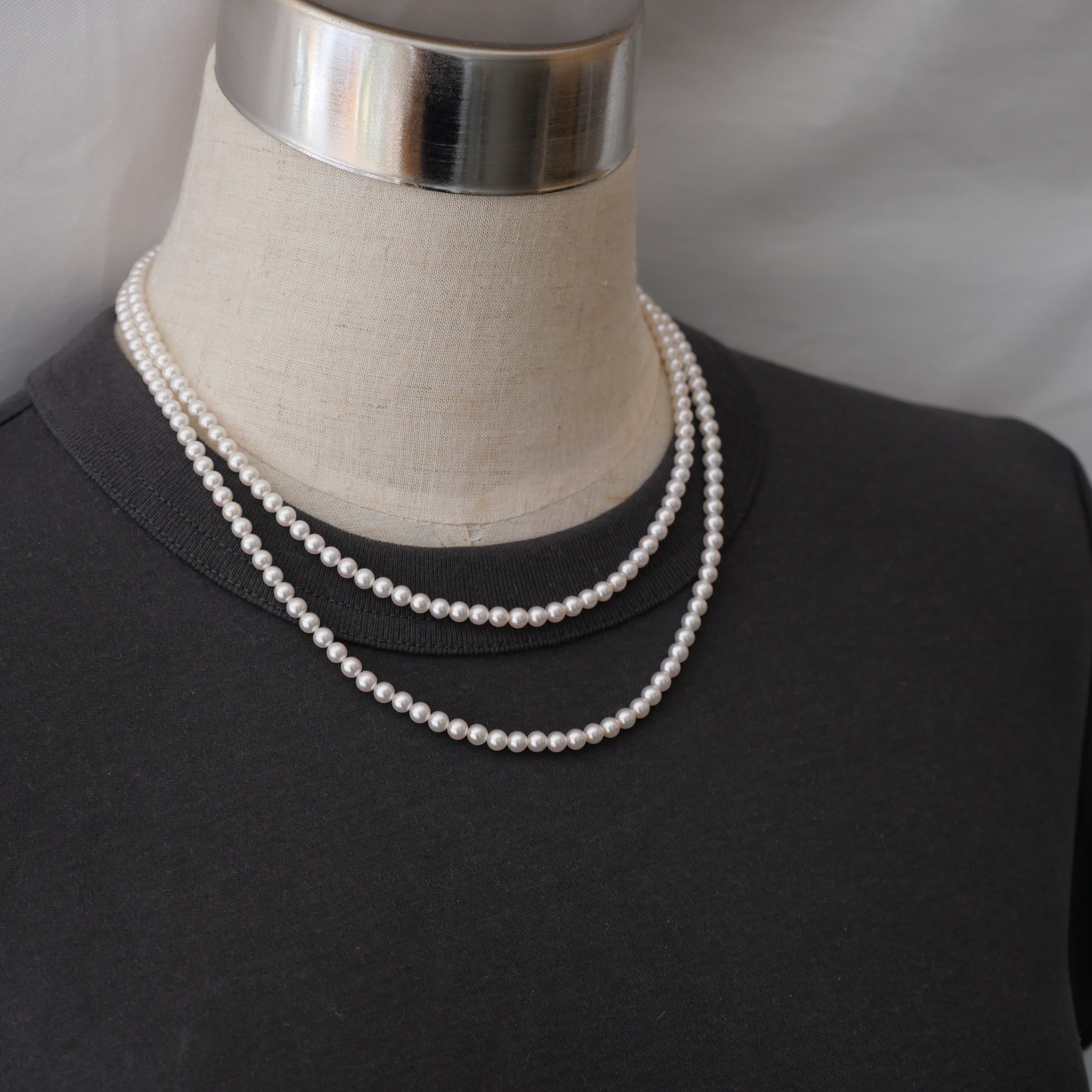 パール ネックレス 4-4.5mm