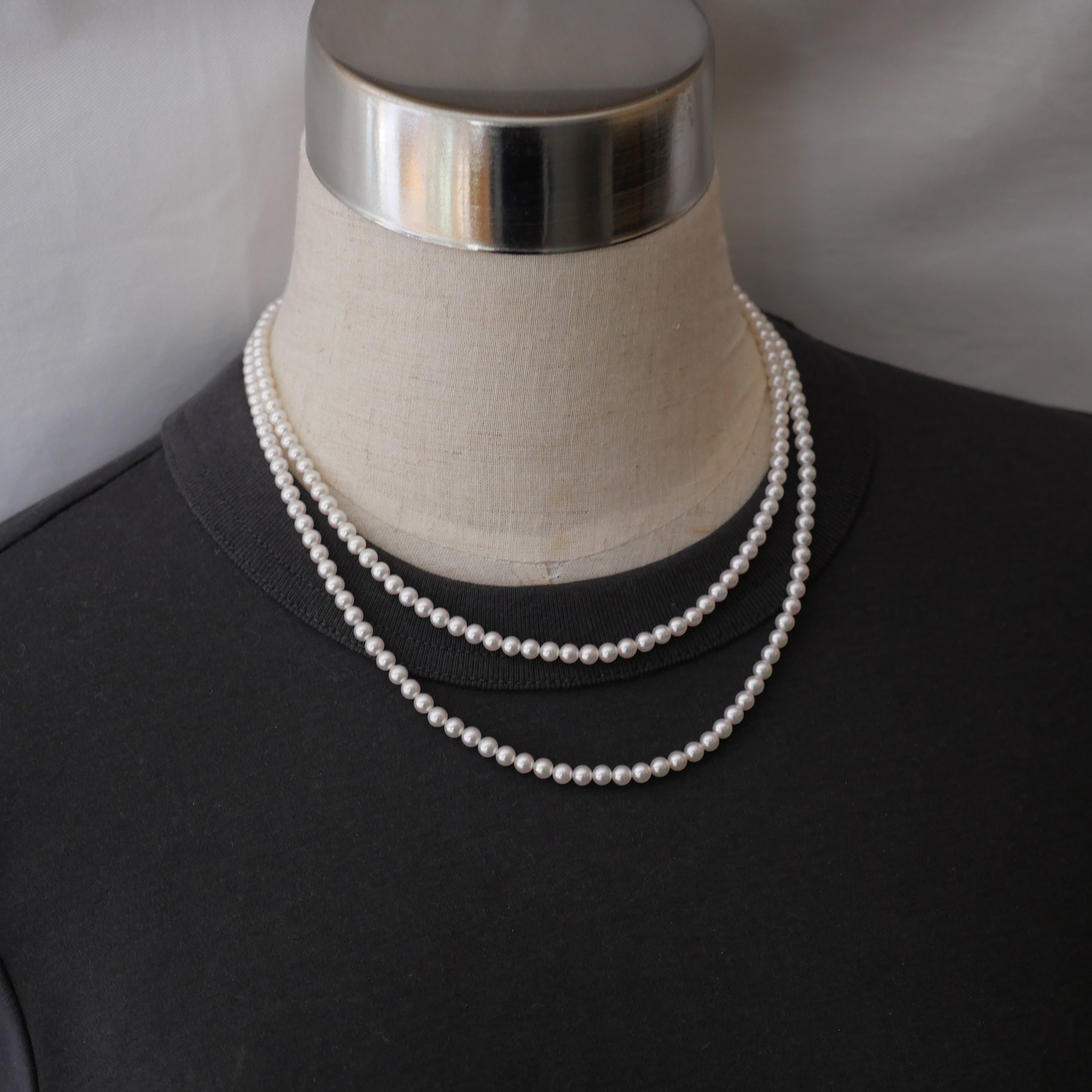 パール ネックレス 4-4.5mm