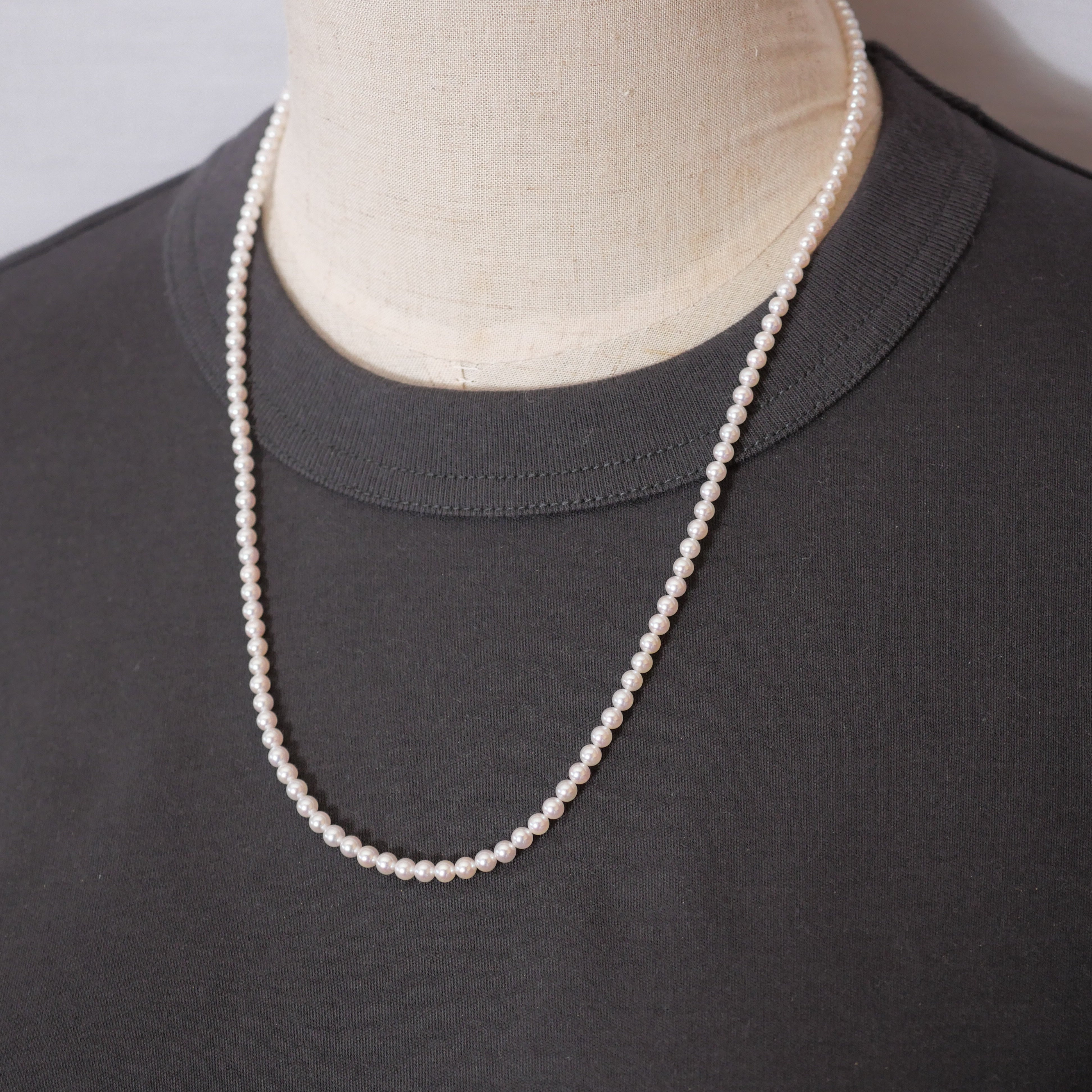 パール ネックレス 3.5-4mm