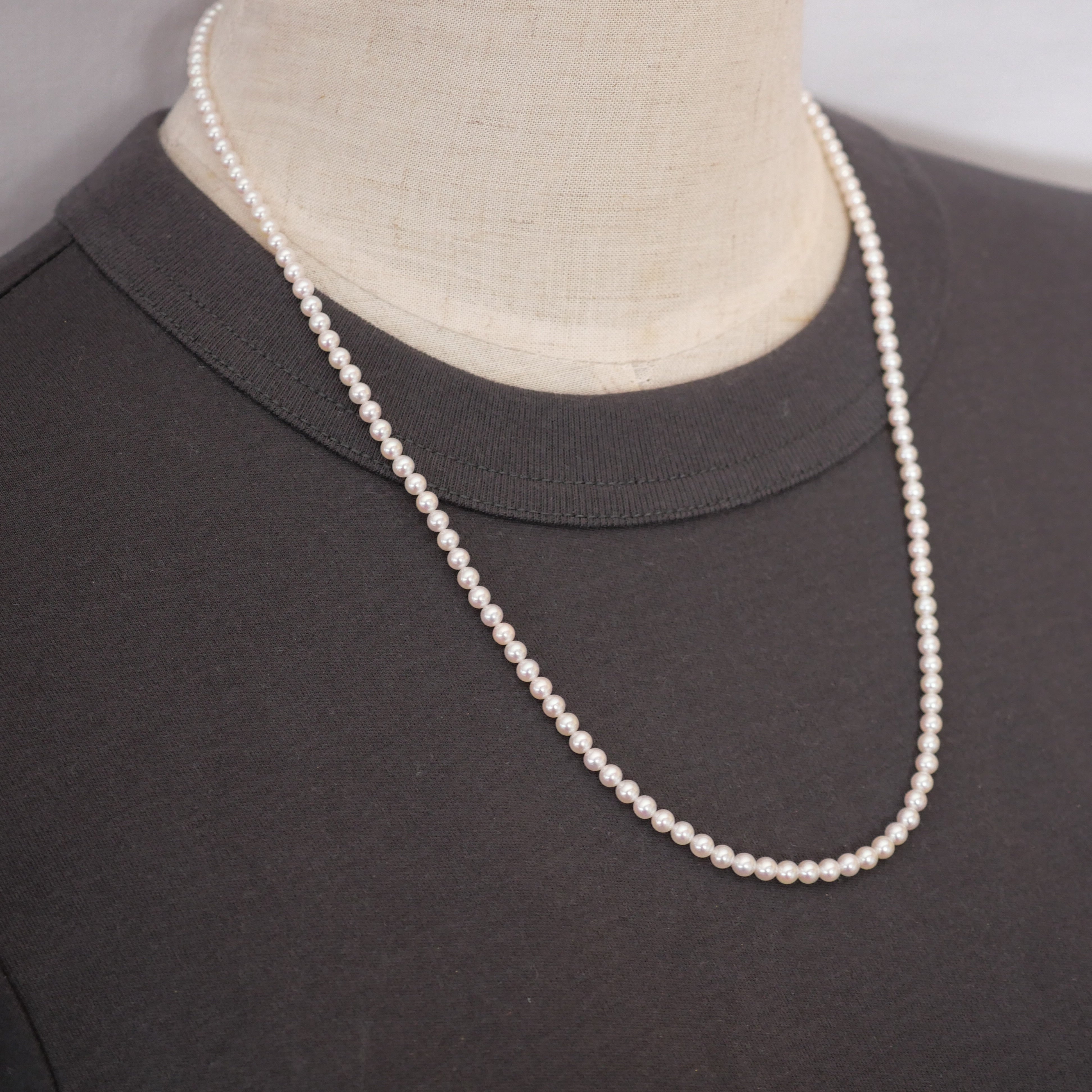 パール ネックレス 3.5-4mm