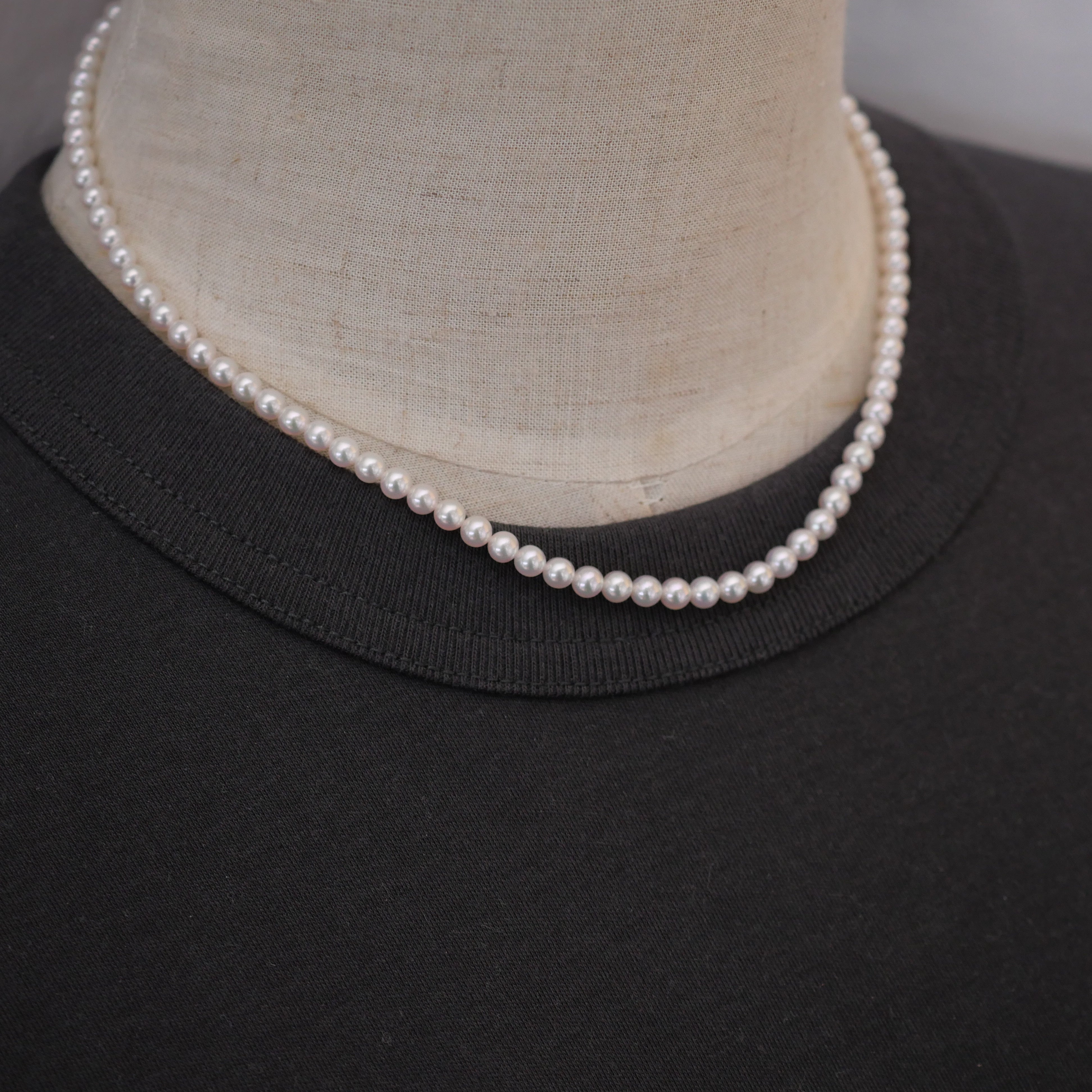 パール ネックレス 4-4.5mm