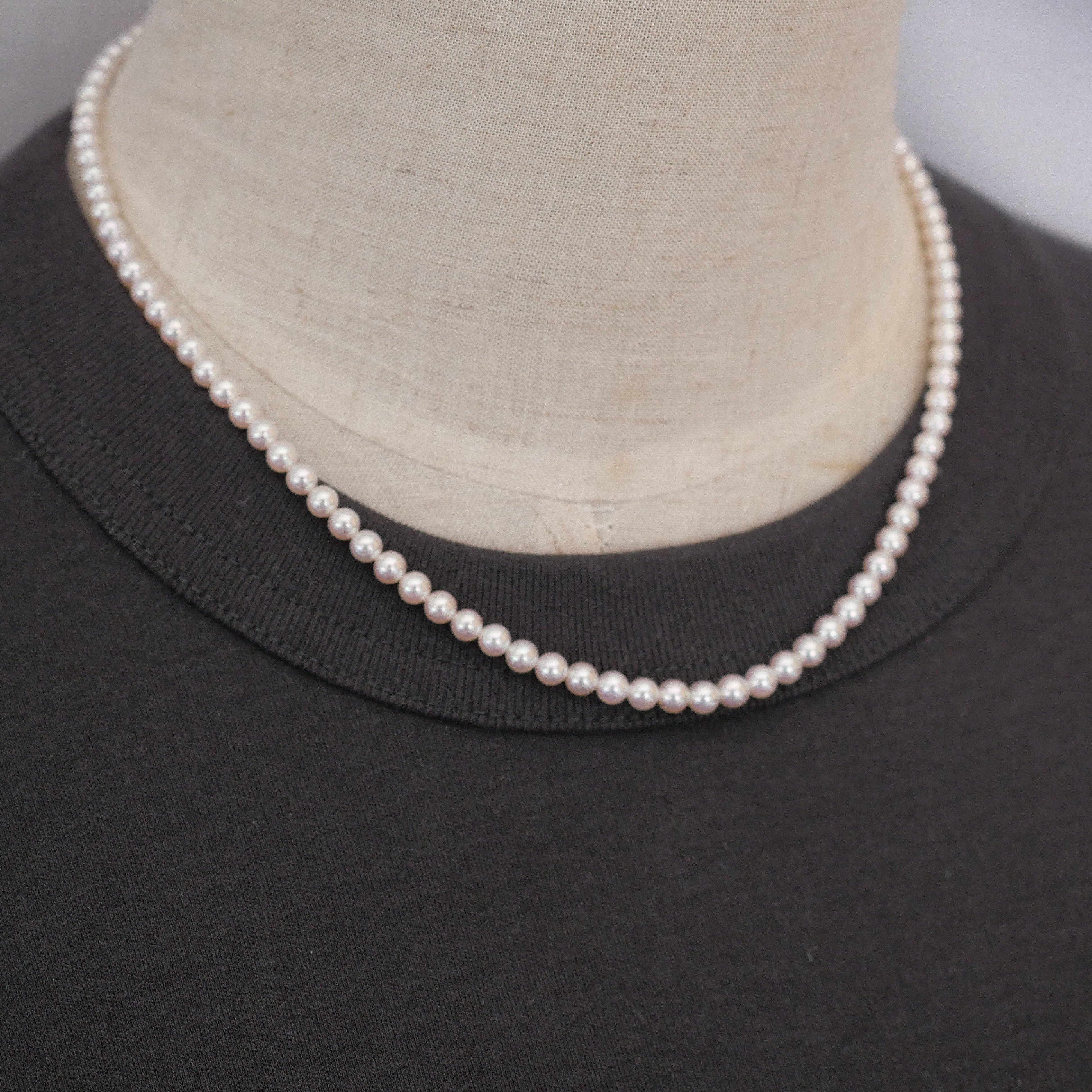 パール ネックレス 4-4.5mm