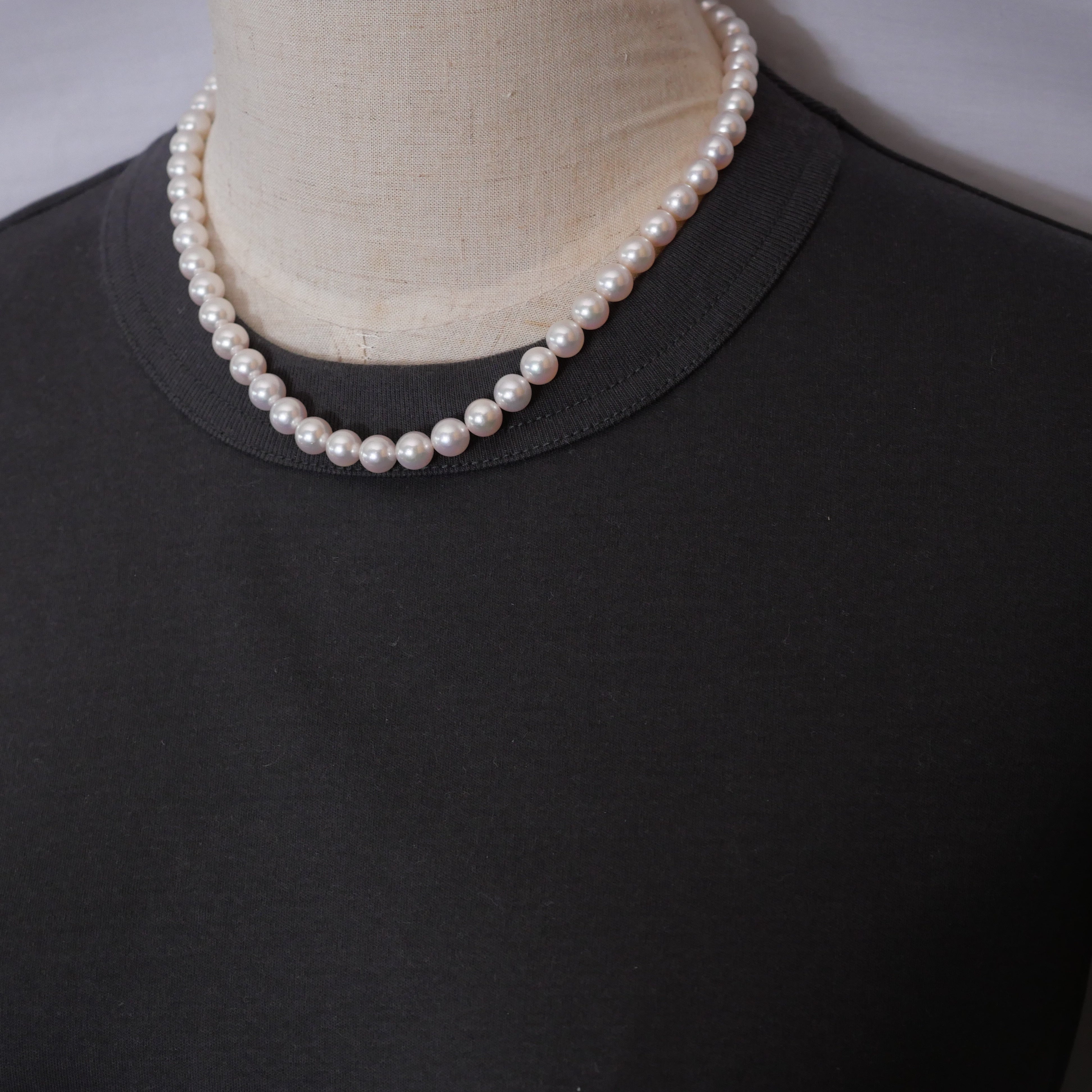 パール ネックレス 7.5-8mm