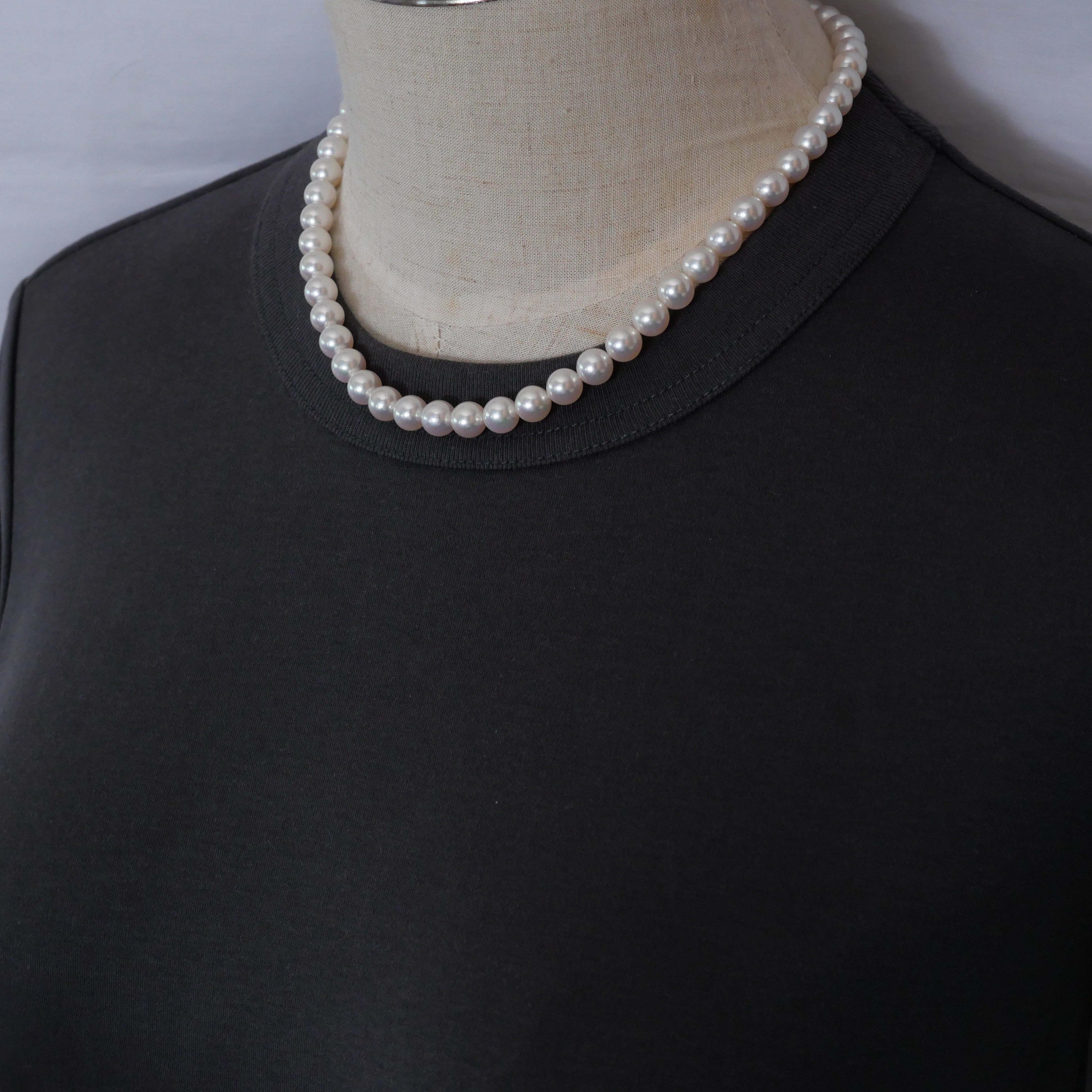 パール ネックレス 7.5-8mm