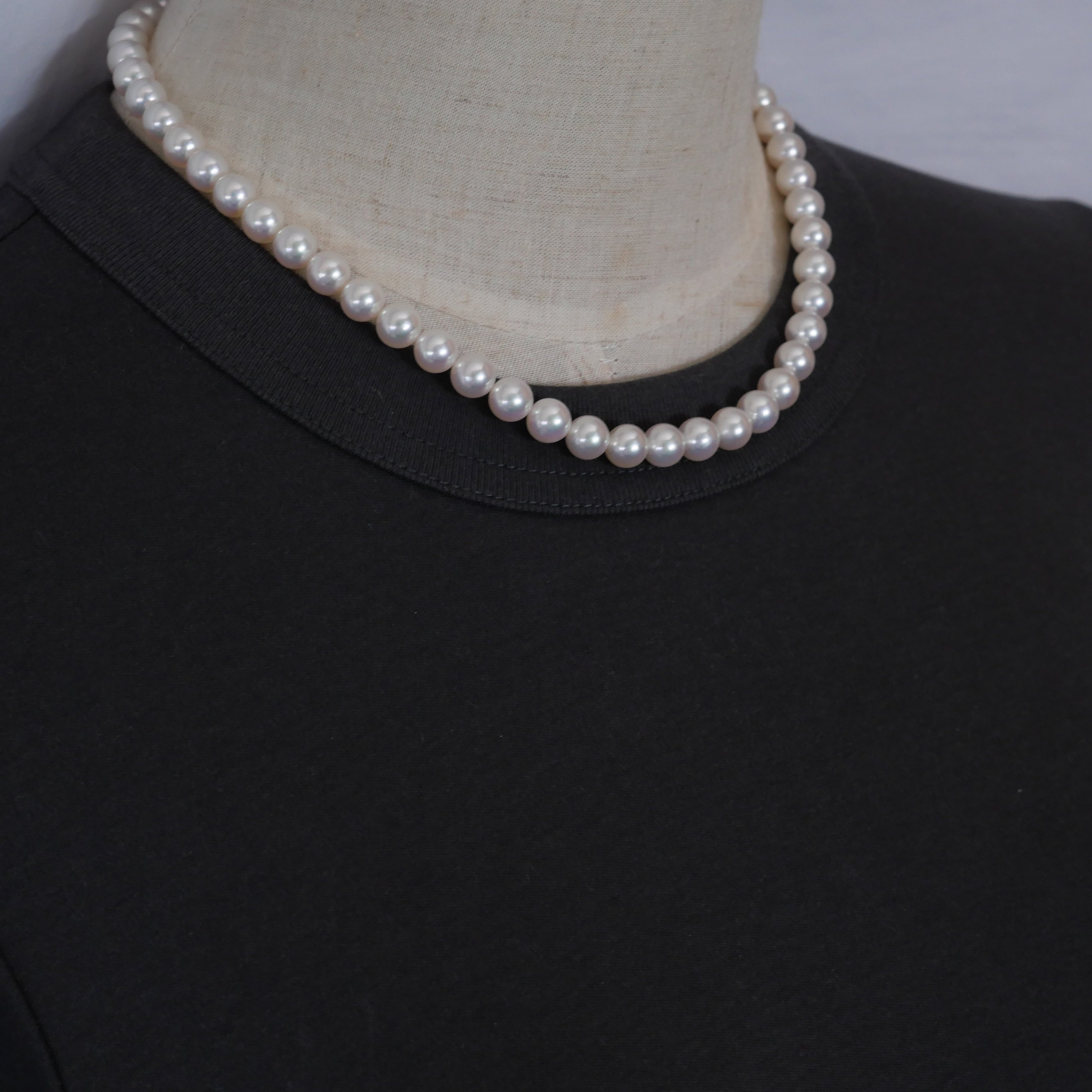 パール ネックレス 7.5-8mm