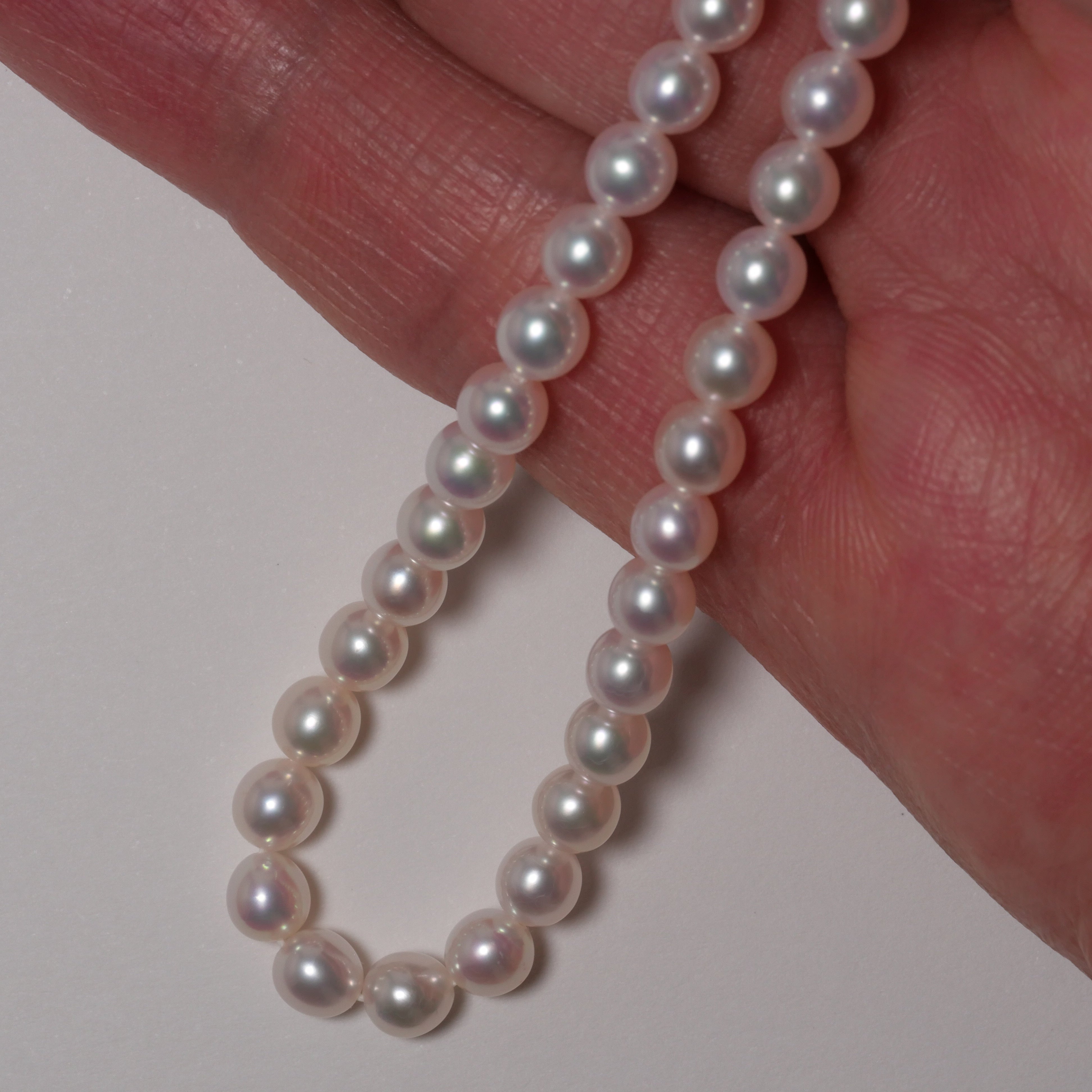 パール ネックレス 4-4.5mm