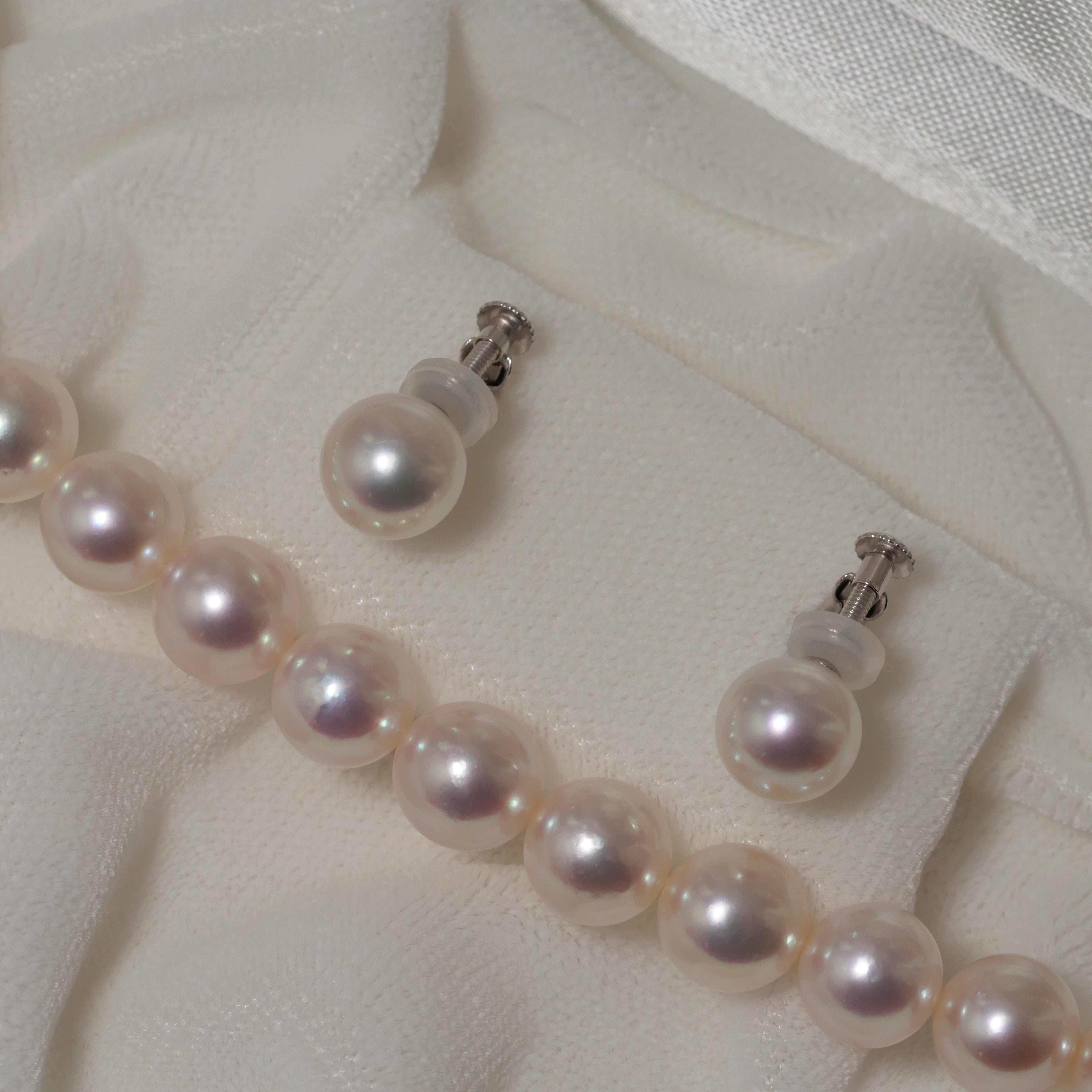 パール ネックレス 7.5-8mm