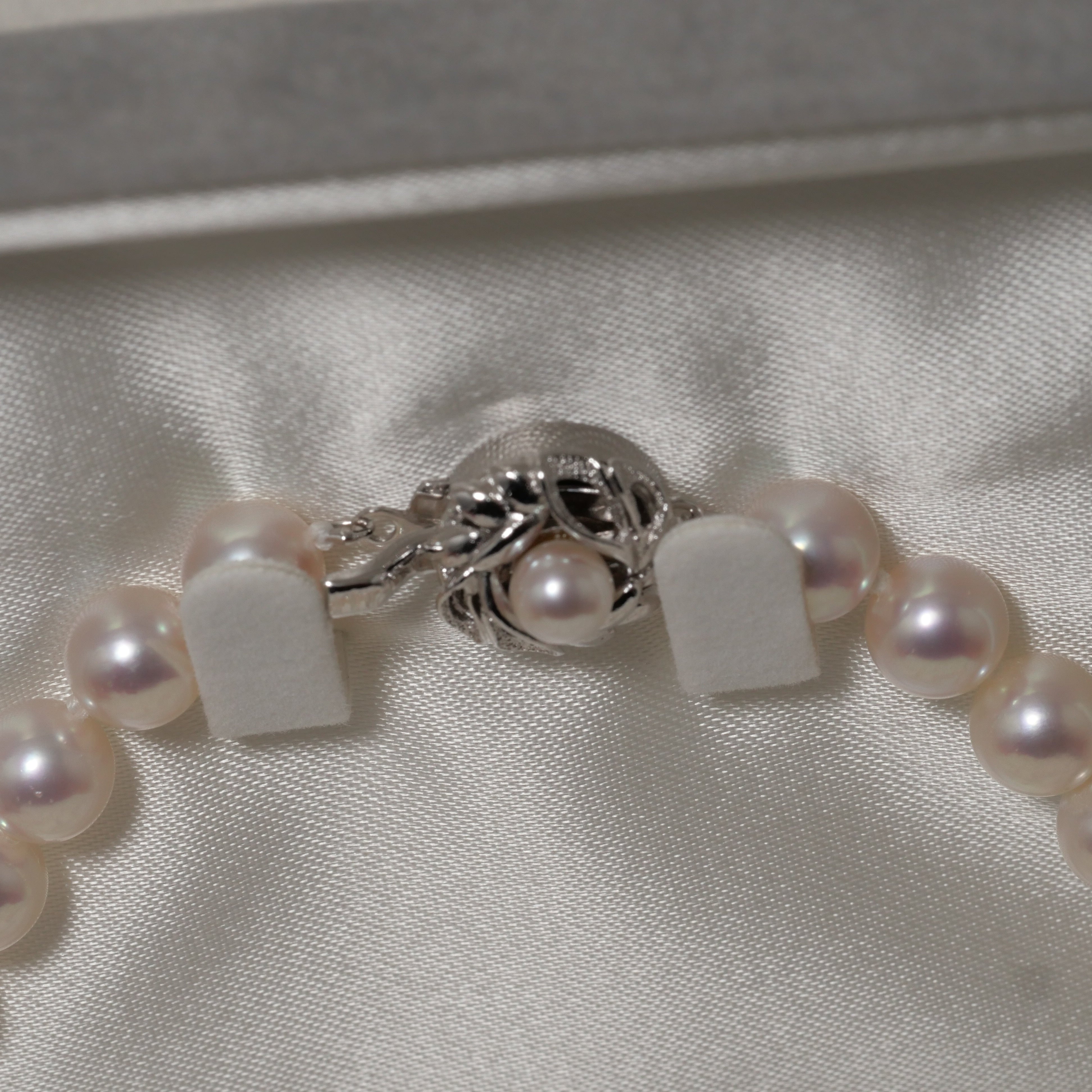 パール ネックレス 7.5-8mm