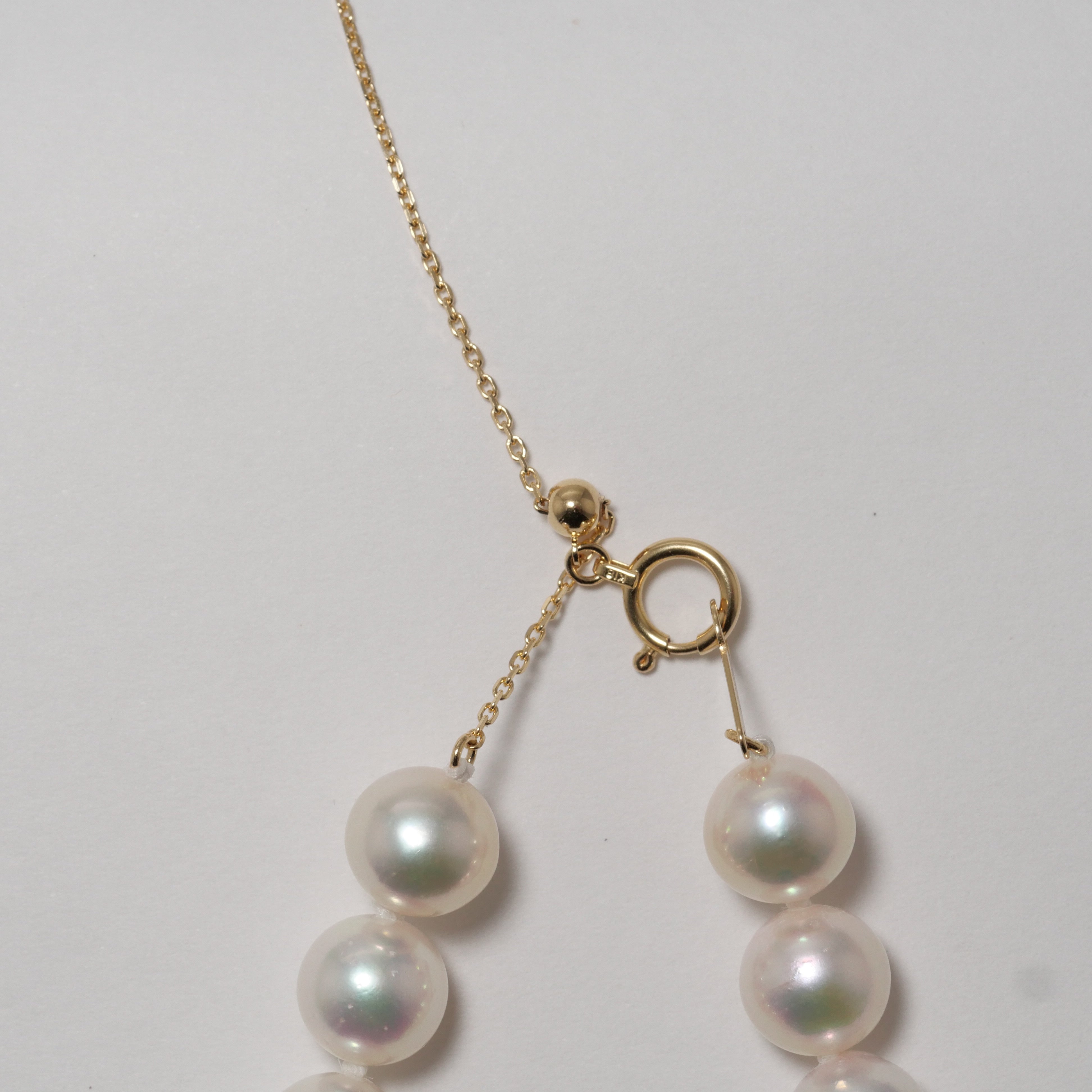 パール ネックレス 7.5-8mm