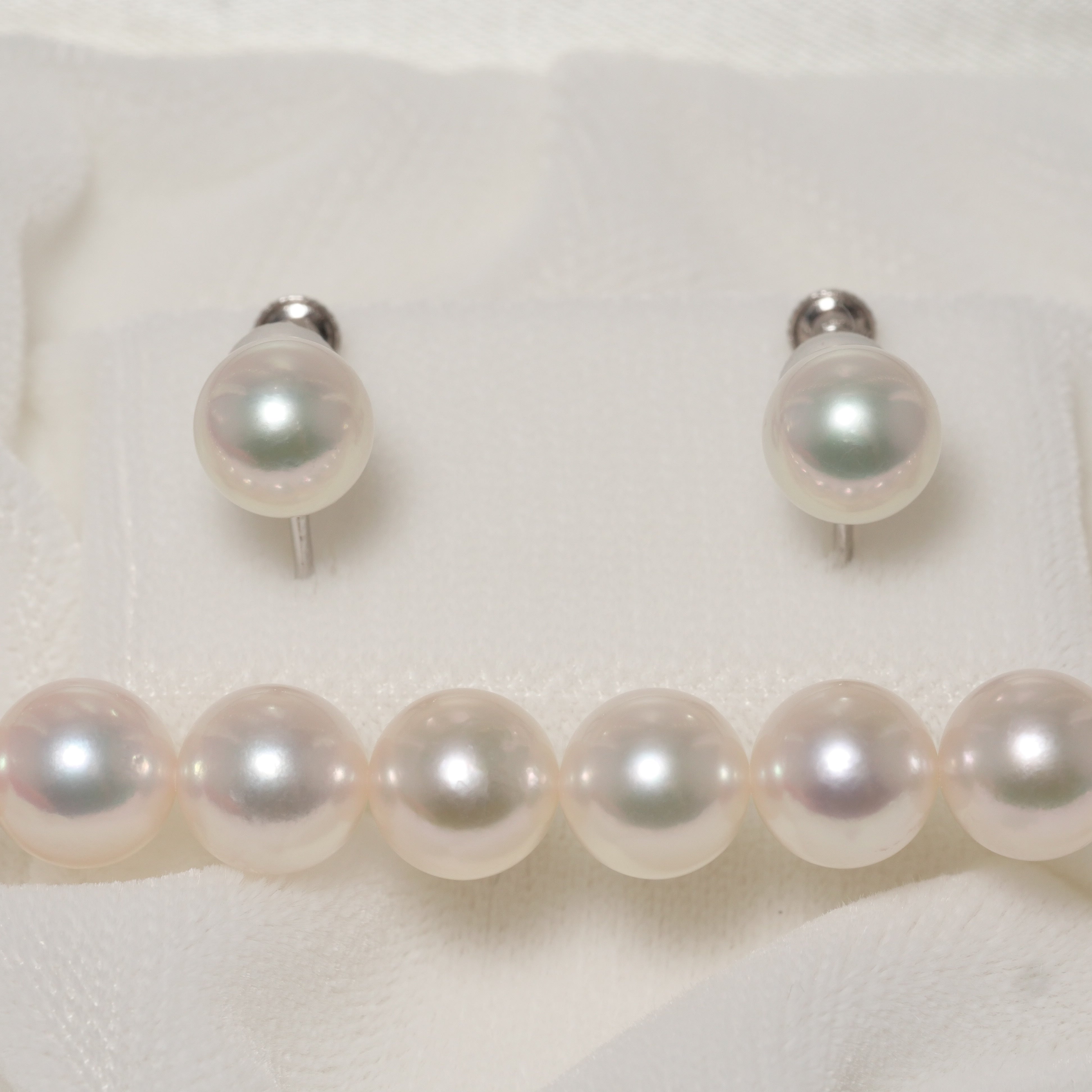 パール ネックレス 7.5-8mm