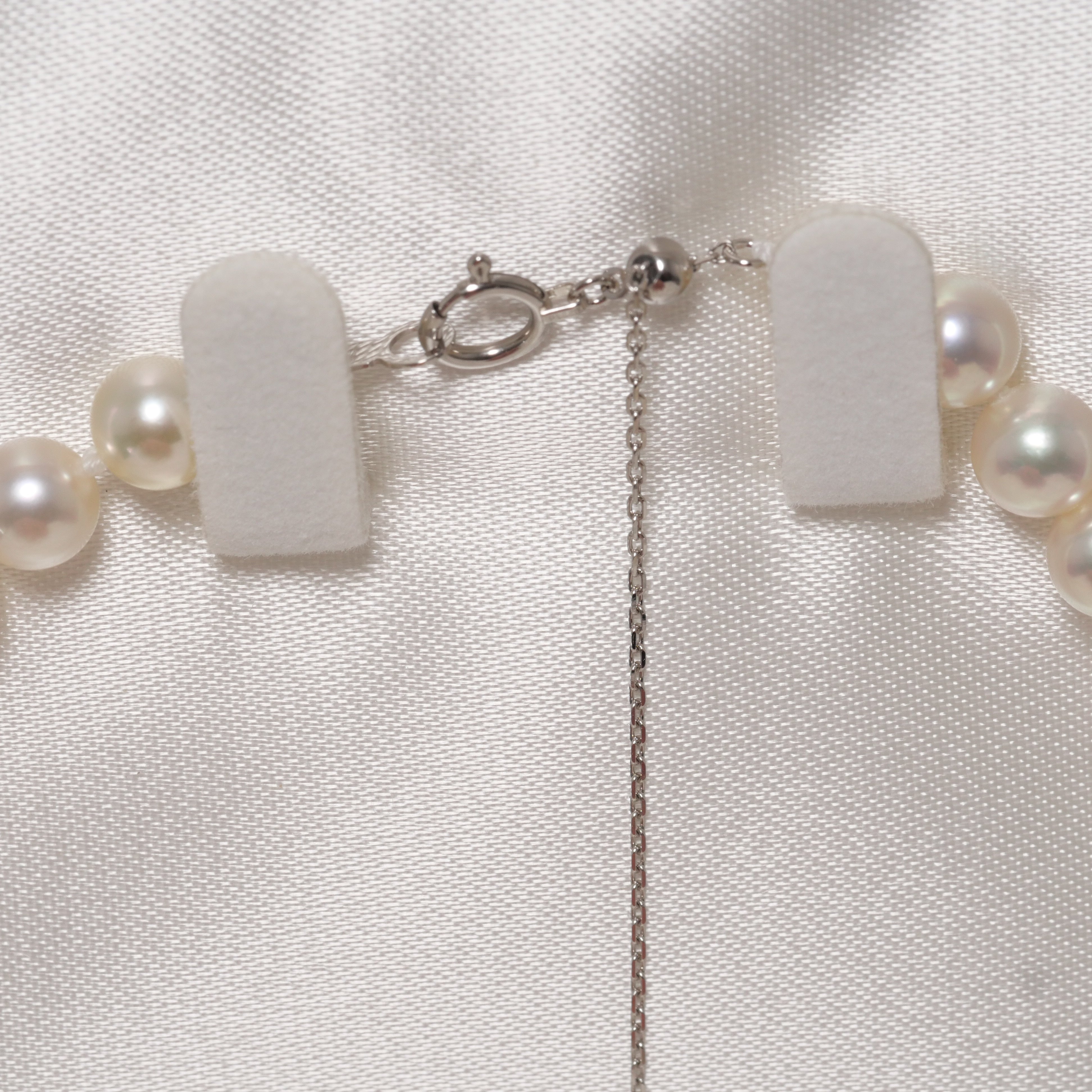 パール ネックレス 6-6.5mm 50cm+10cm