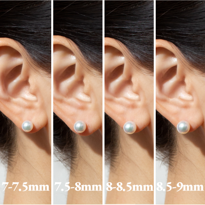 パール イヤリング ピアス 7-7.5mm