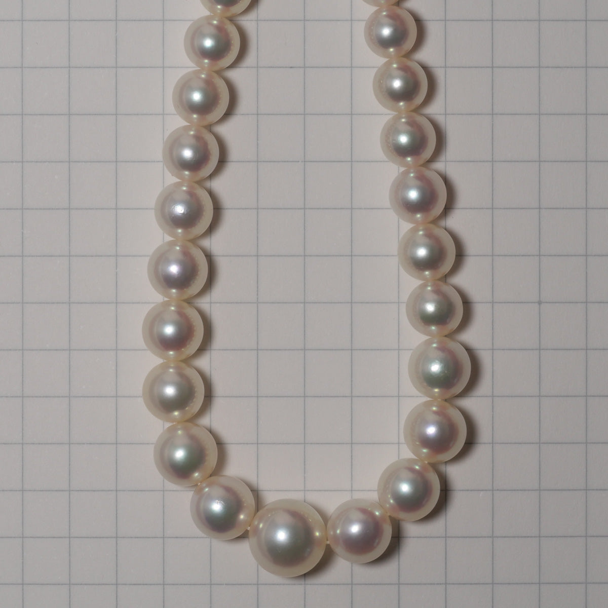 パール ネックレス グラデーション 4.0mm-8.0mm