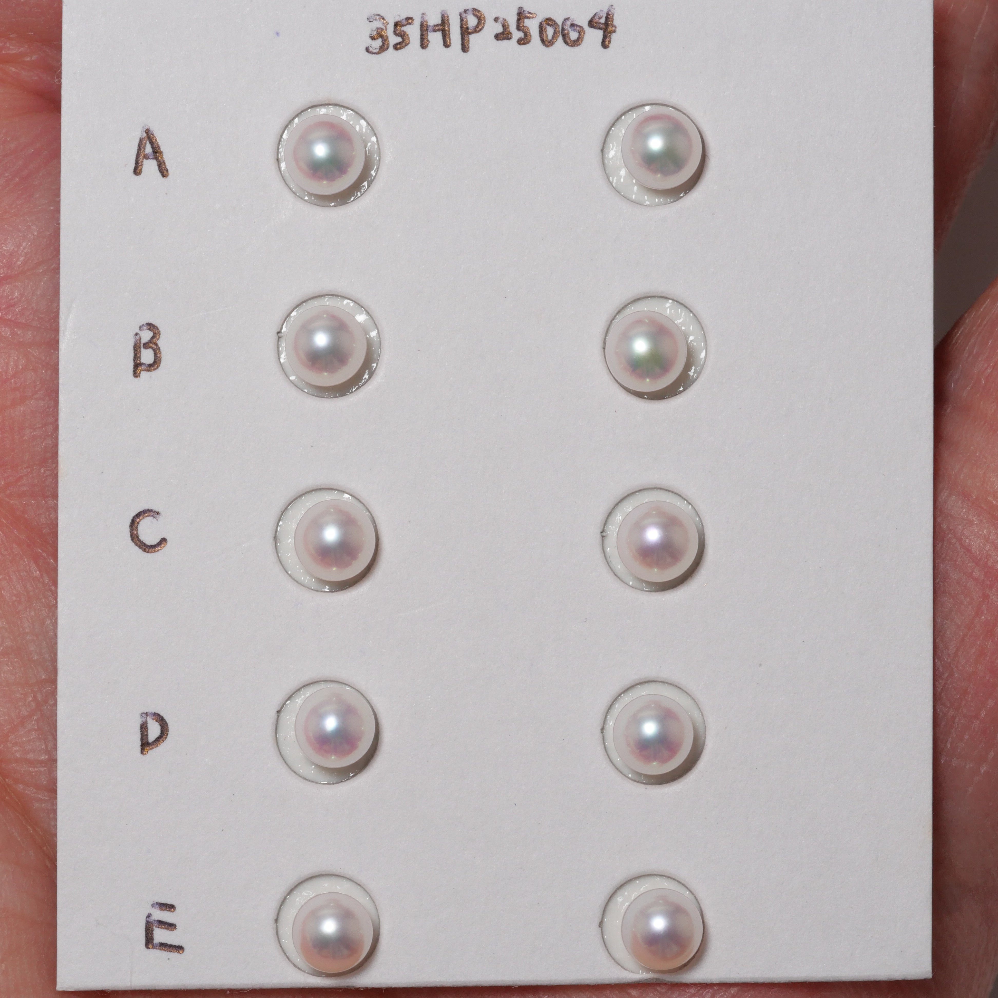 パール イヤリング ピアス 3.5-4mm