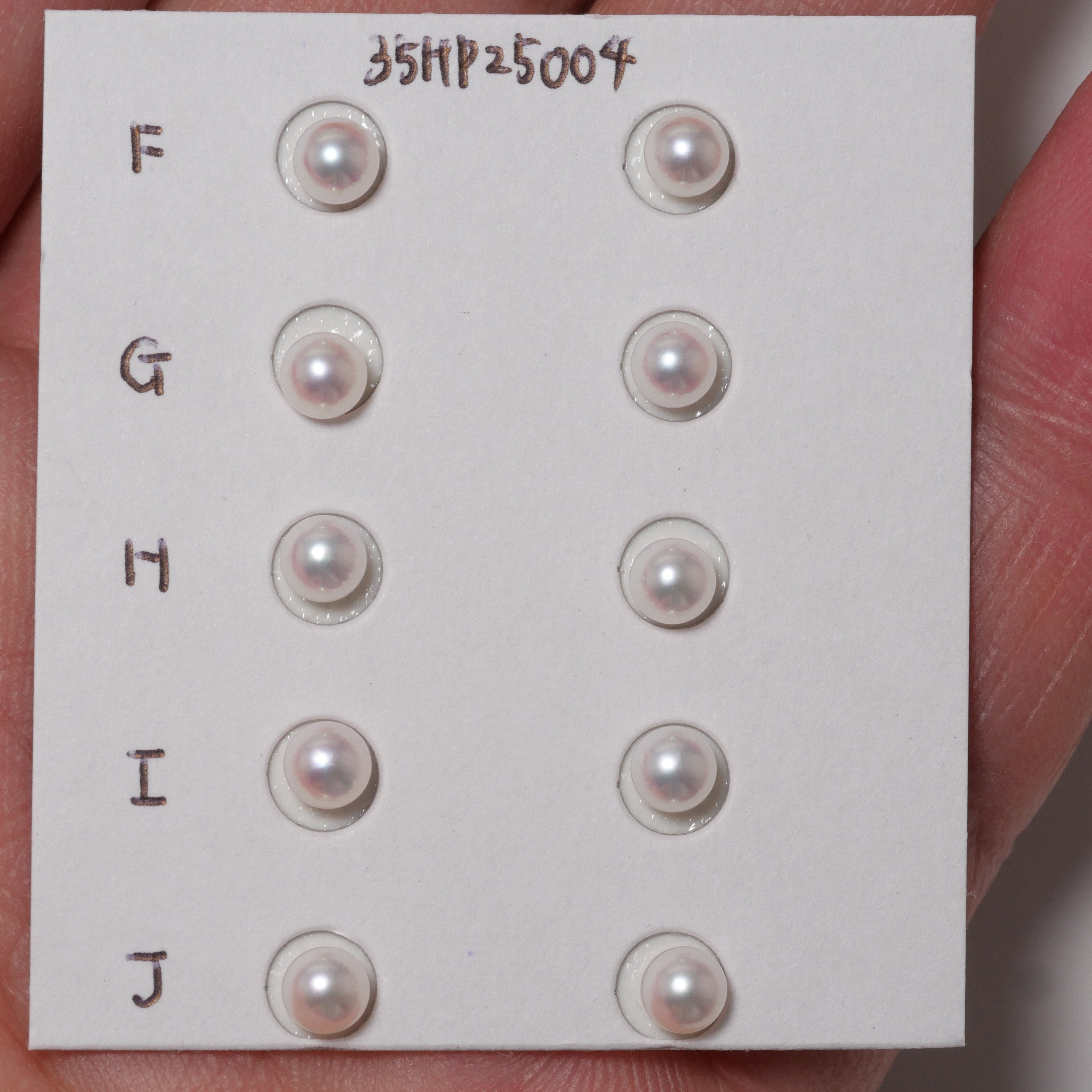 パール イヤリング ピアス 3.5-4mm