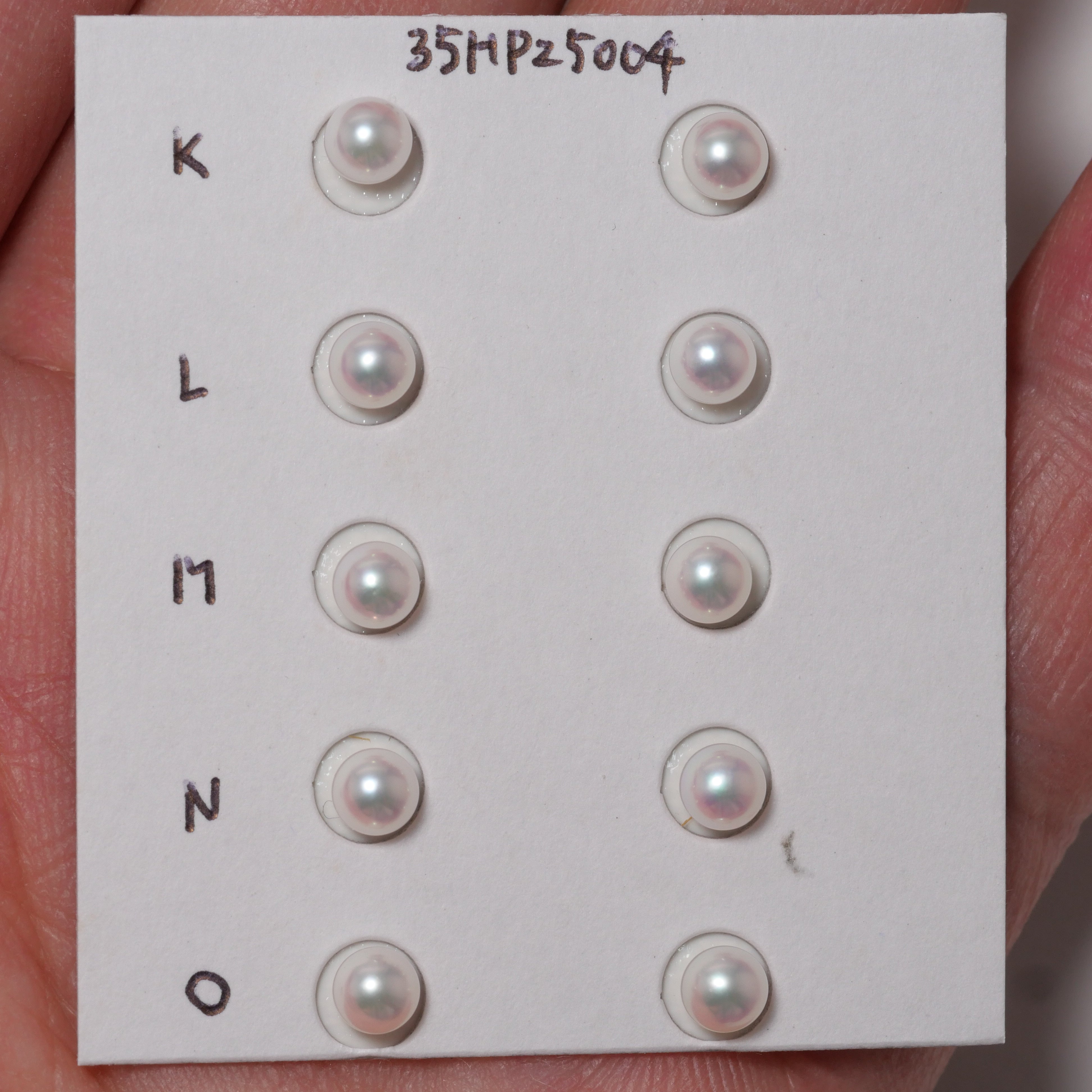 パール イヤリング ピアス 3.5-4mm