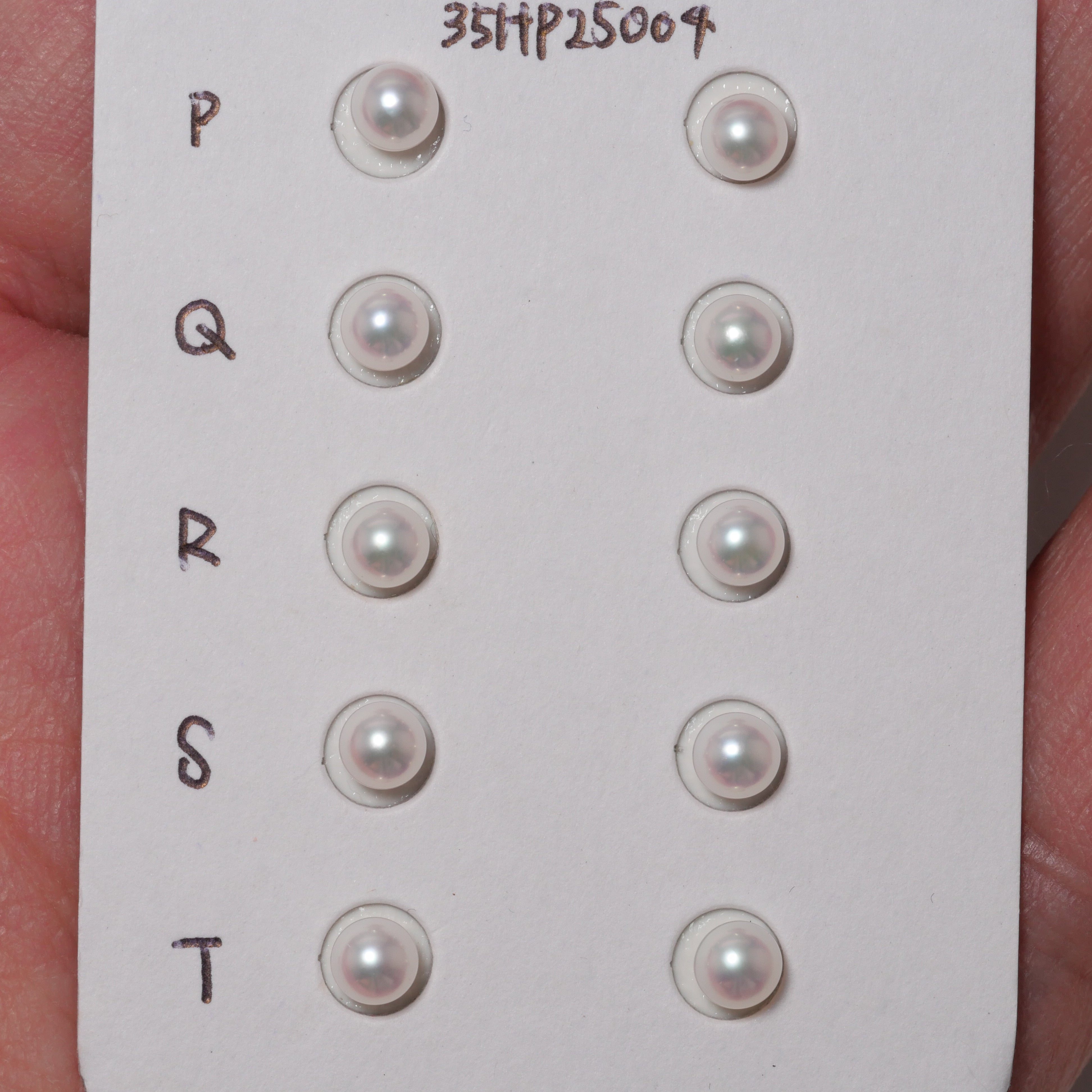 パール イヤリング ピアス 3.5-4mm