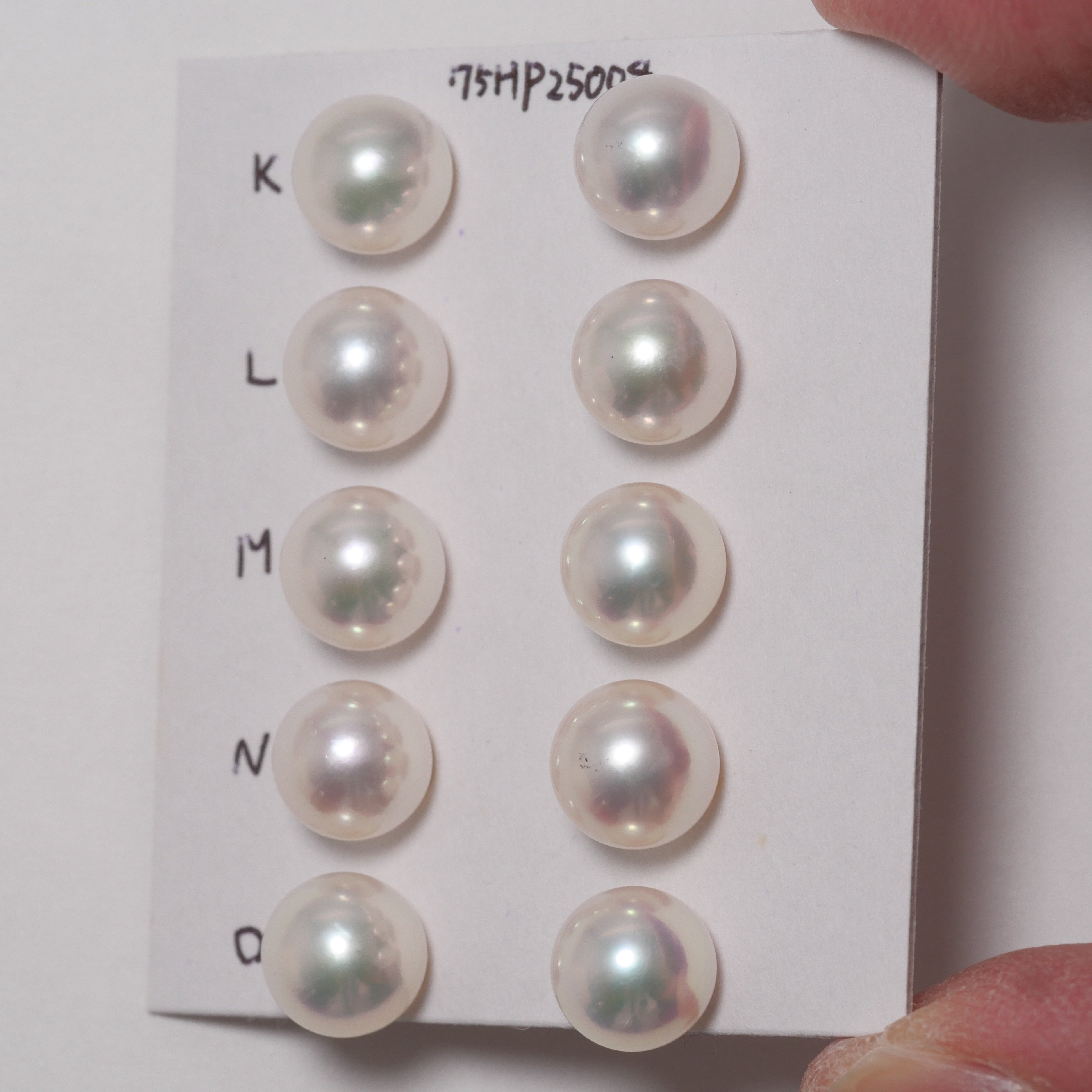 パール イヤリング ピアス 7.5-8mm