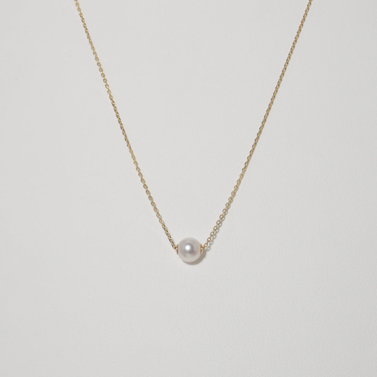 パール ネックレス スルー 1粒 5.5-6mm