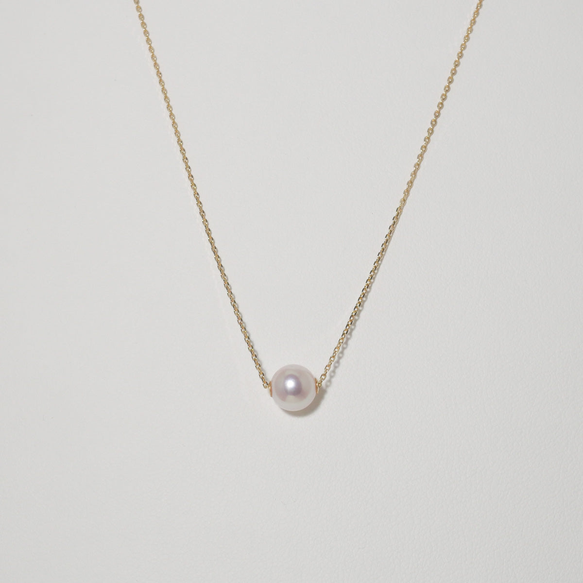 パール ネックレス スルー 1粒 7-7.5mm