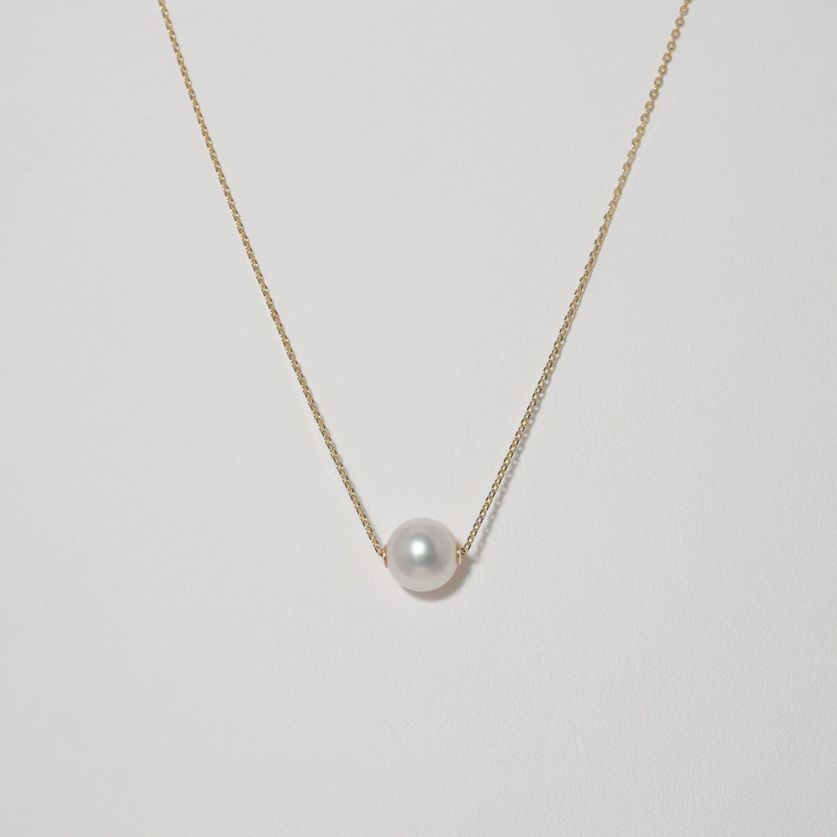 パール ネックレス スルー 1粒 8-8.5mm