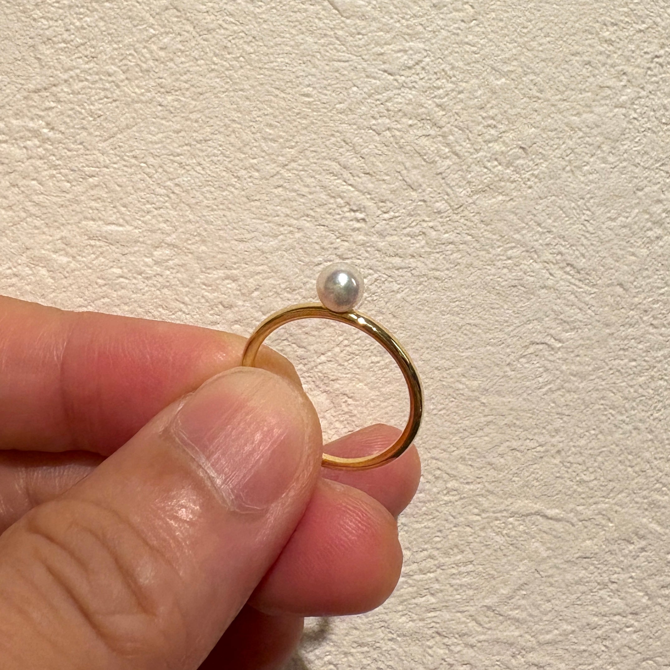 パールリング 1粒5mm