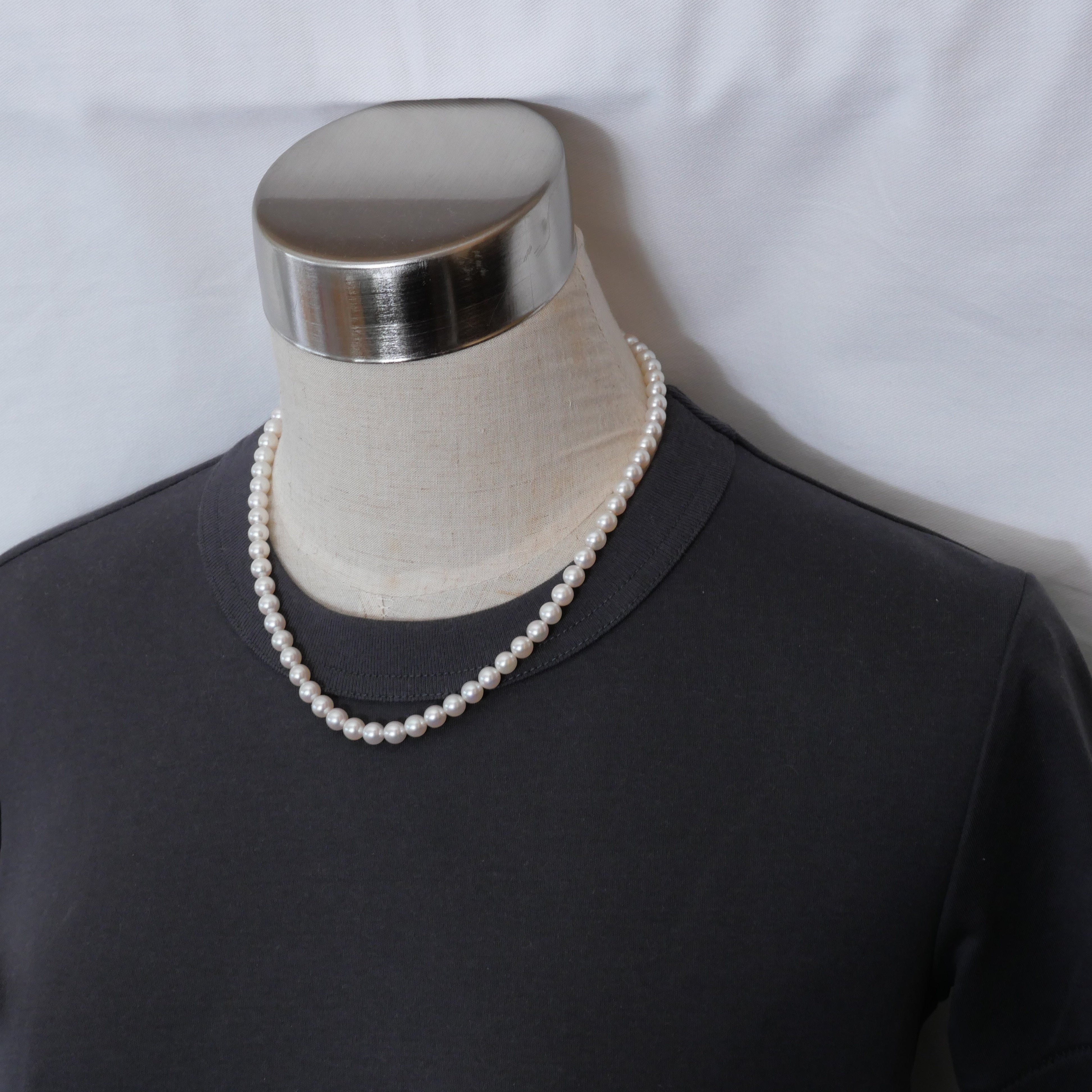 パール ネックレス 6-6.5mm