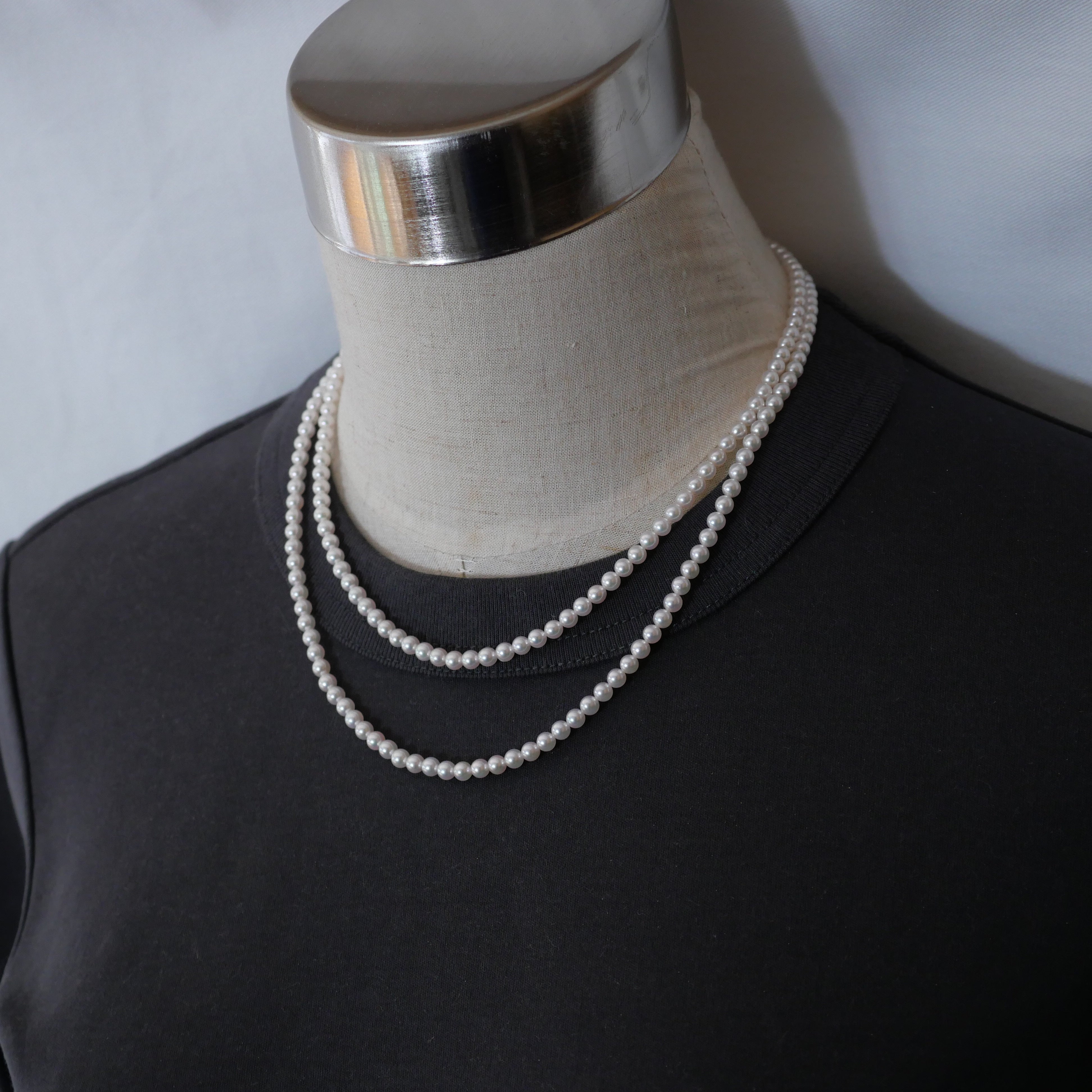 パール ネックレス 4-4.5mm