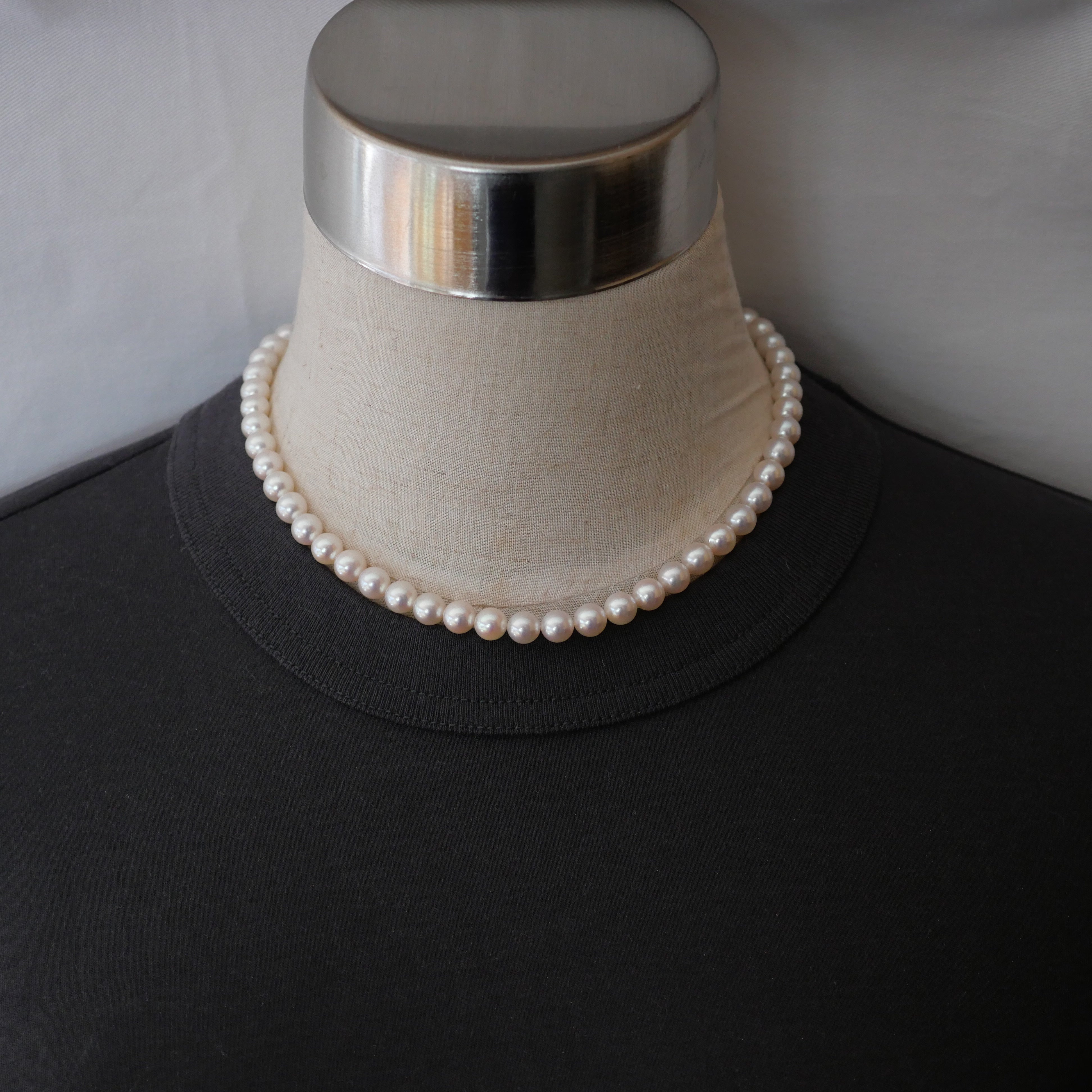 パール ネックレス 7-7.5mm