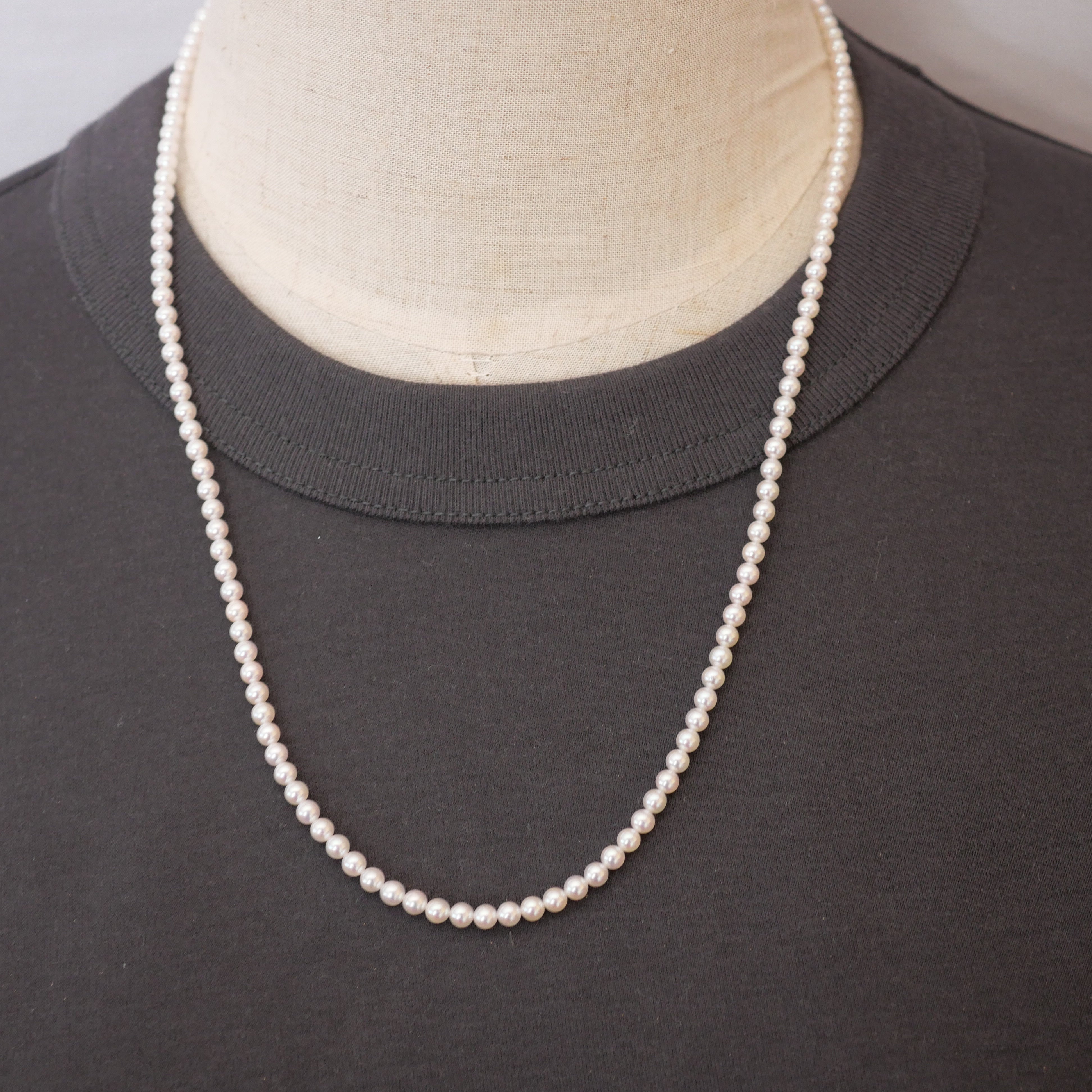 パール ネックレス 3.5-4mm