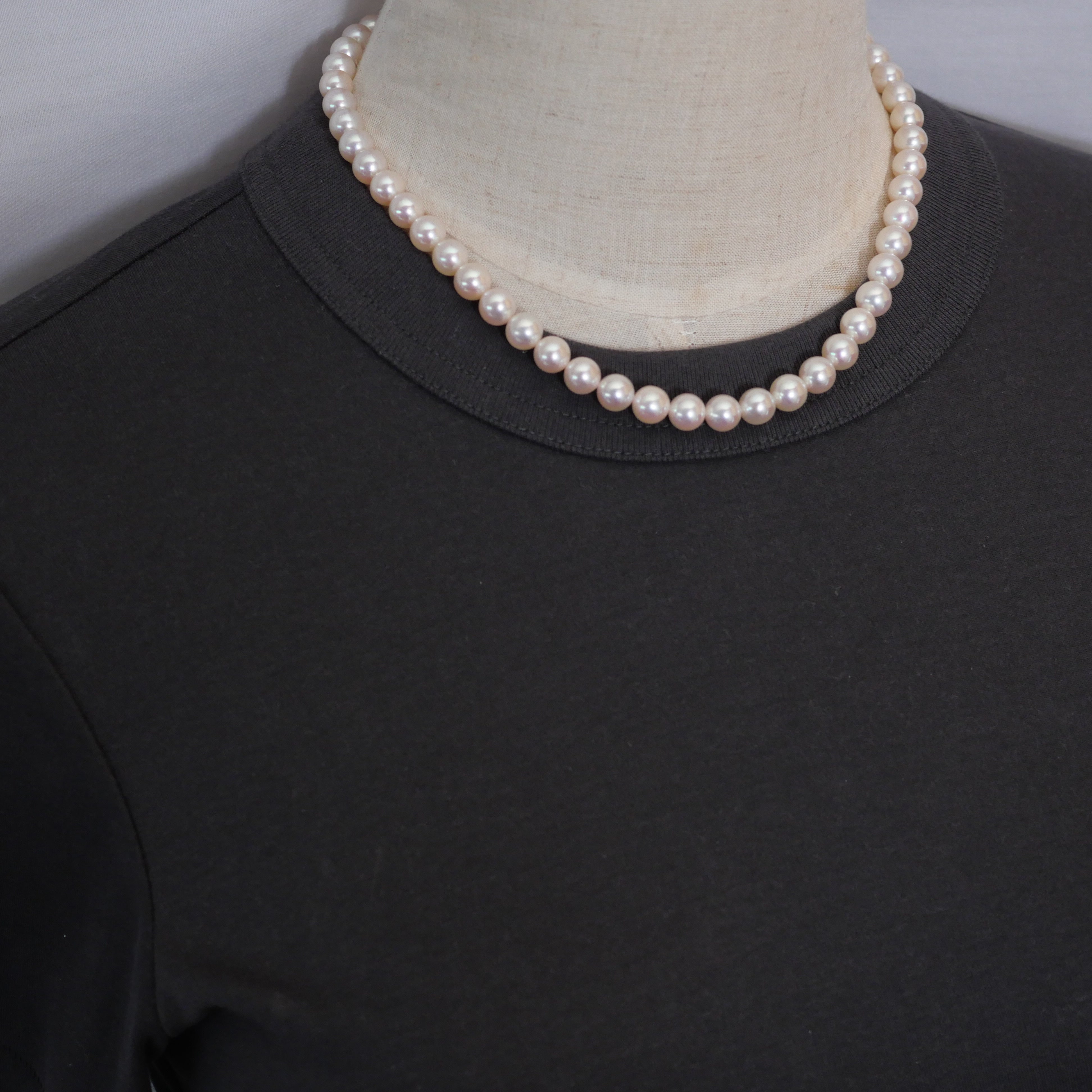 パール ネックレス 7.5-8mm