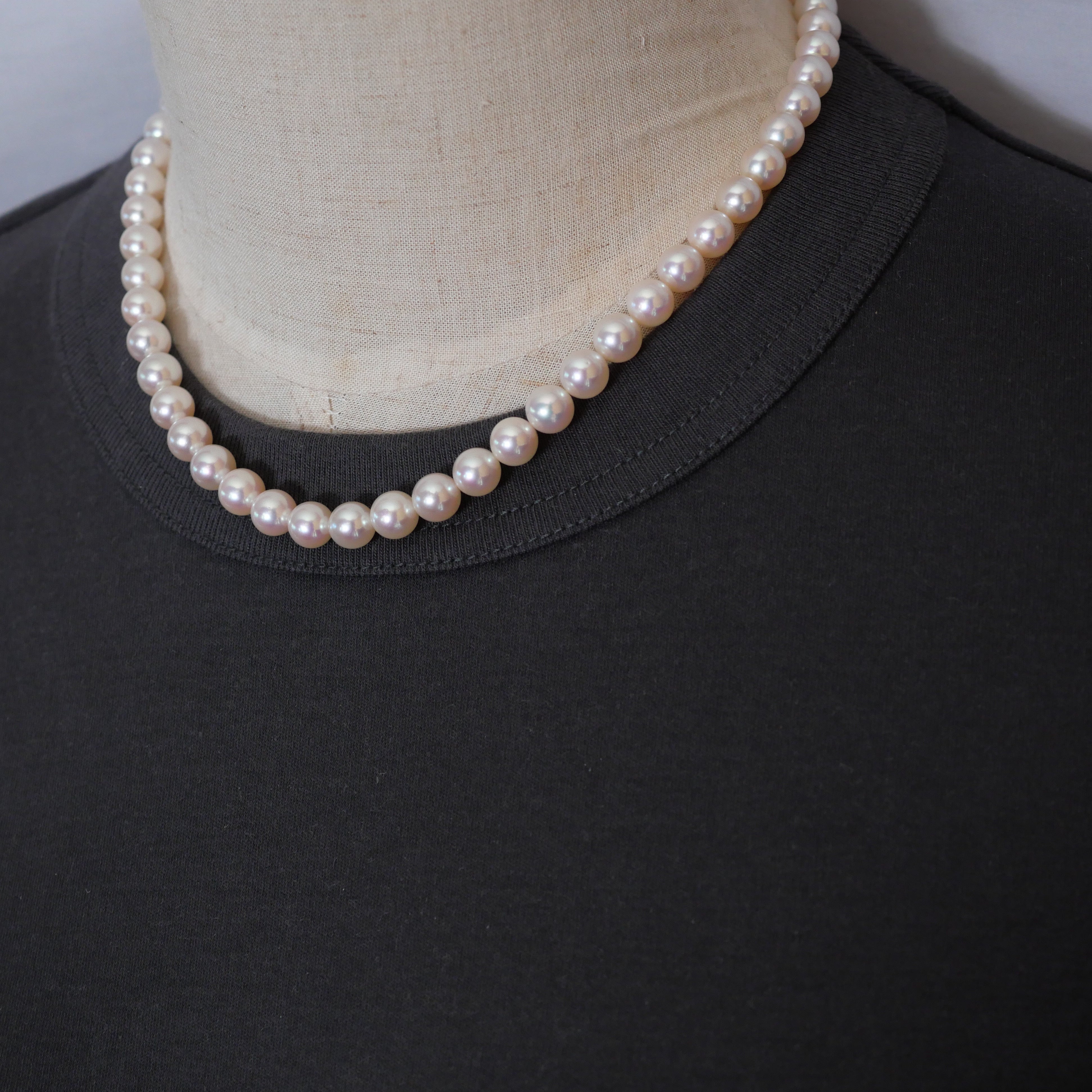パール ネックレス 7.5-8mm