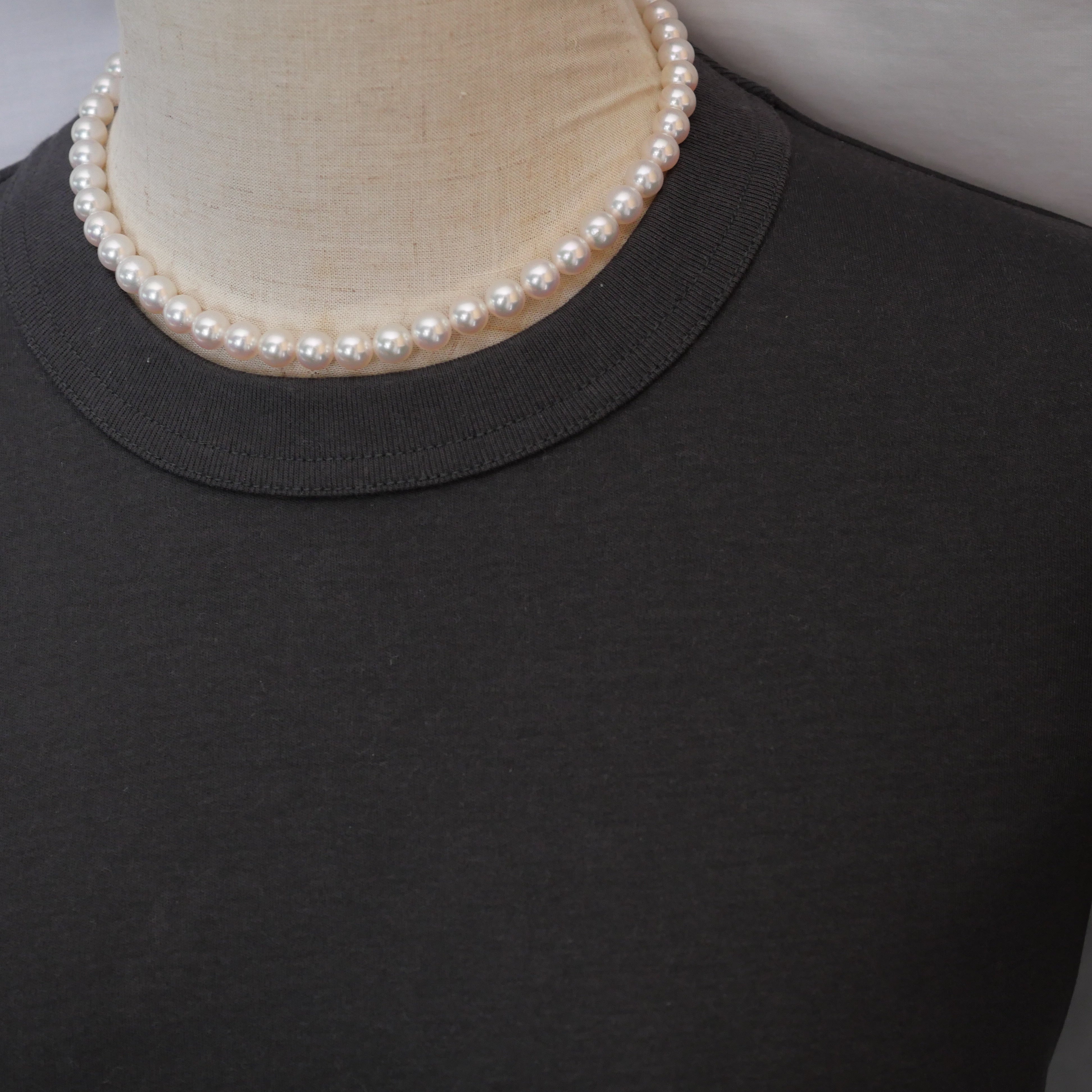 パール ネックレス 7.5-8mm