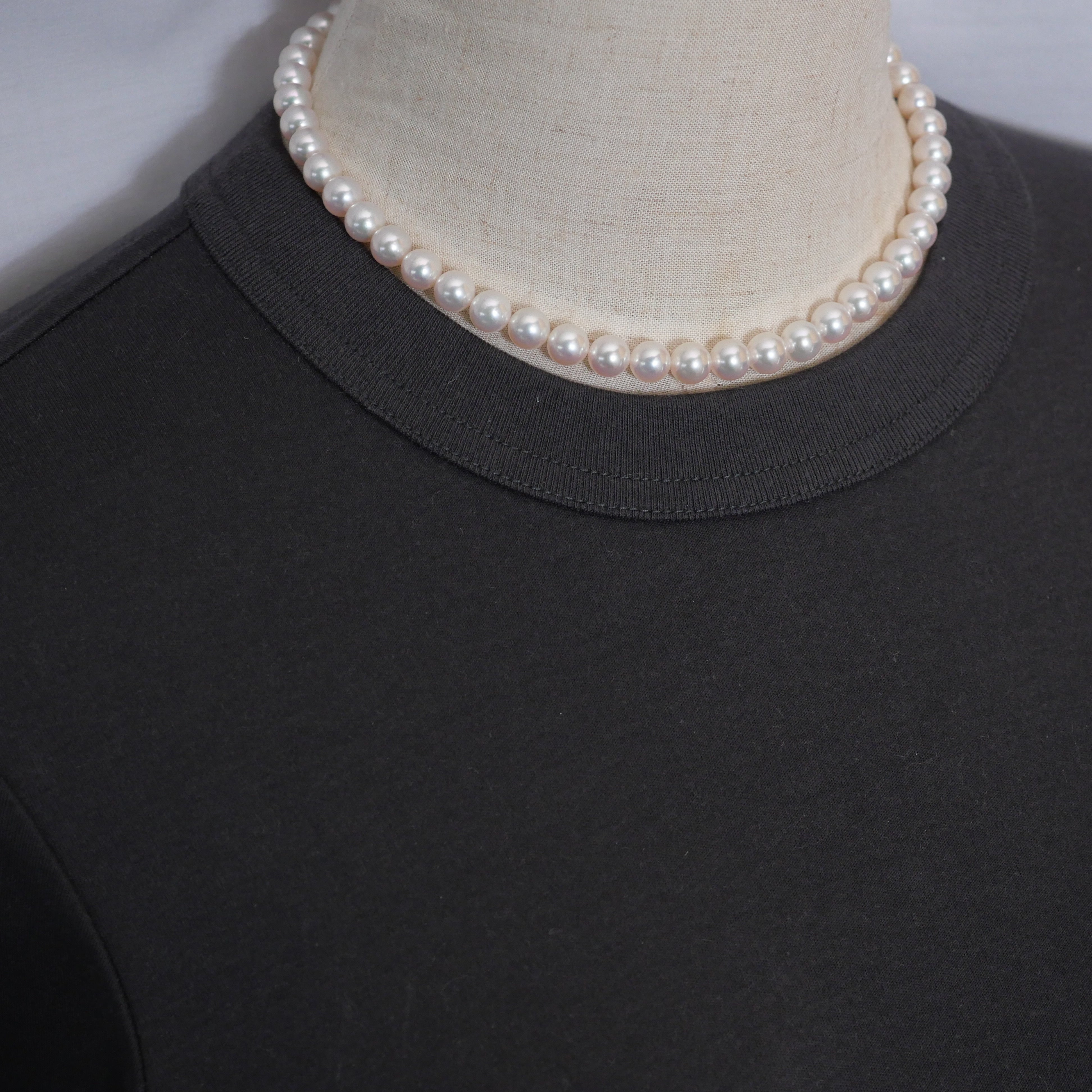 パール ネックレス 7.5-8mm