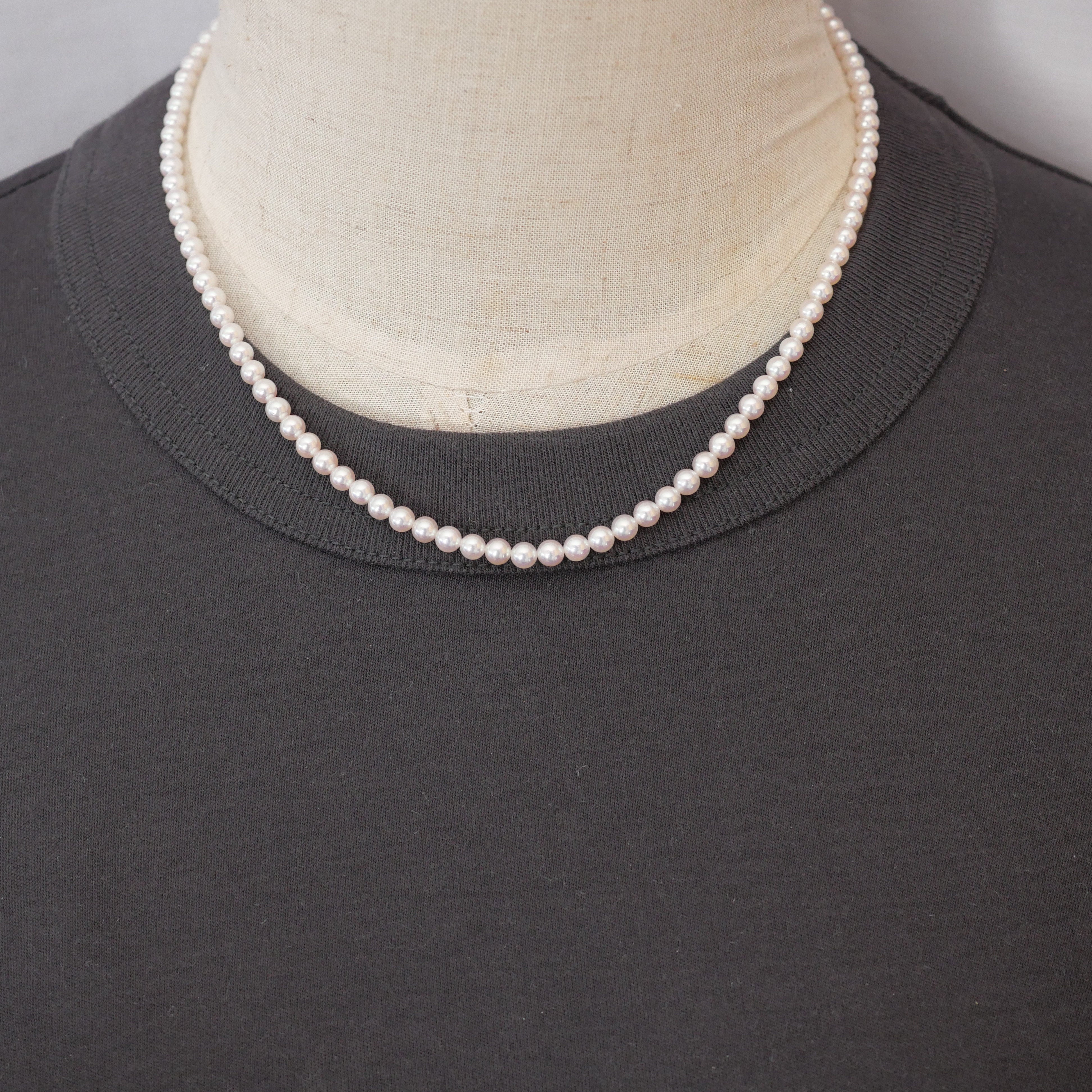 パール ネックレス 4-4.5mm