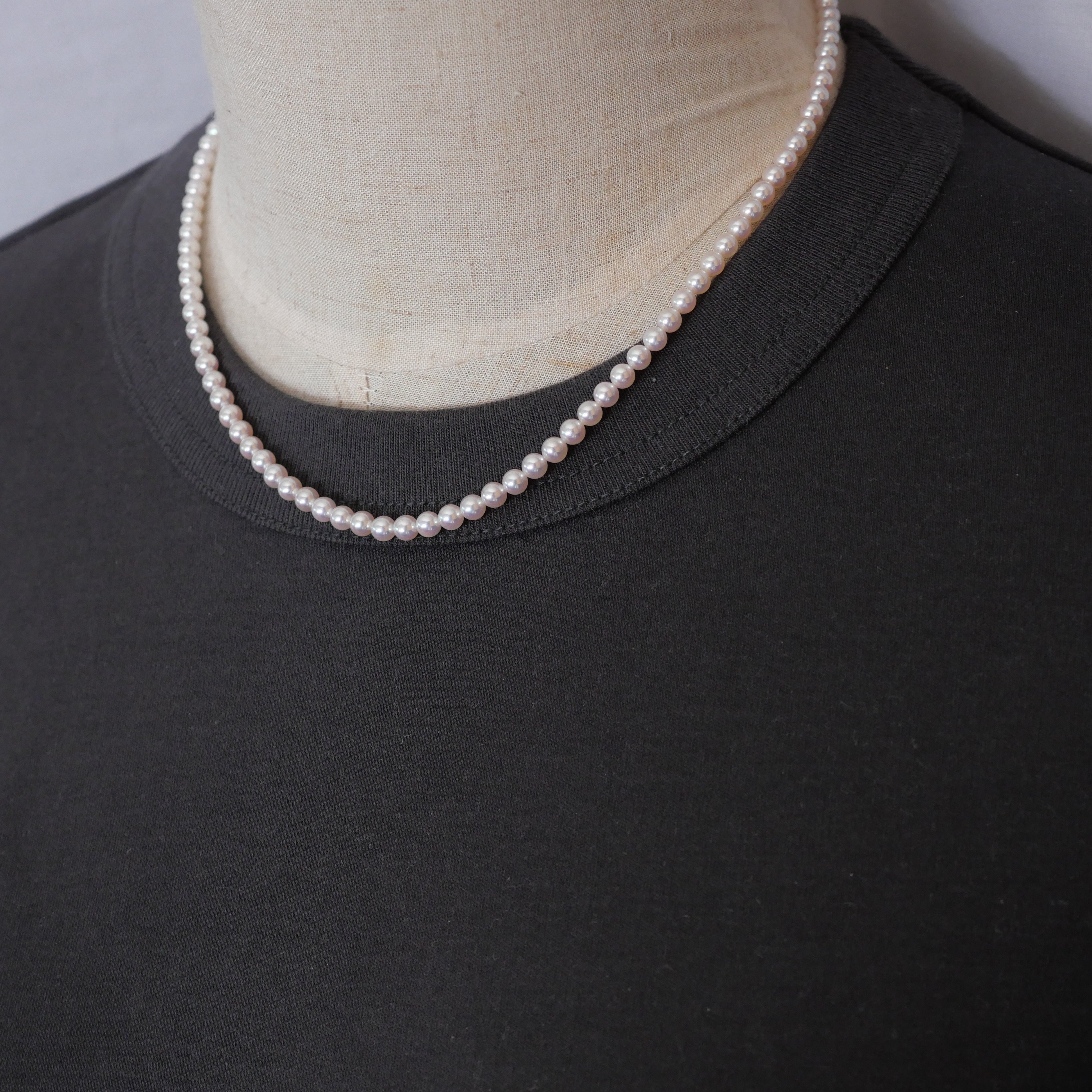 パール ネックレス 4-4.5mm