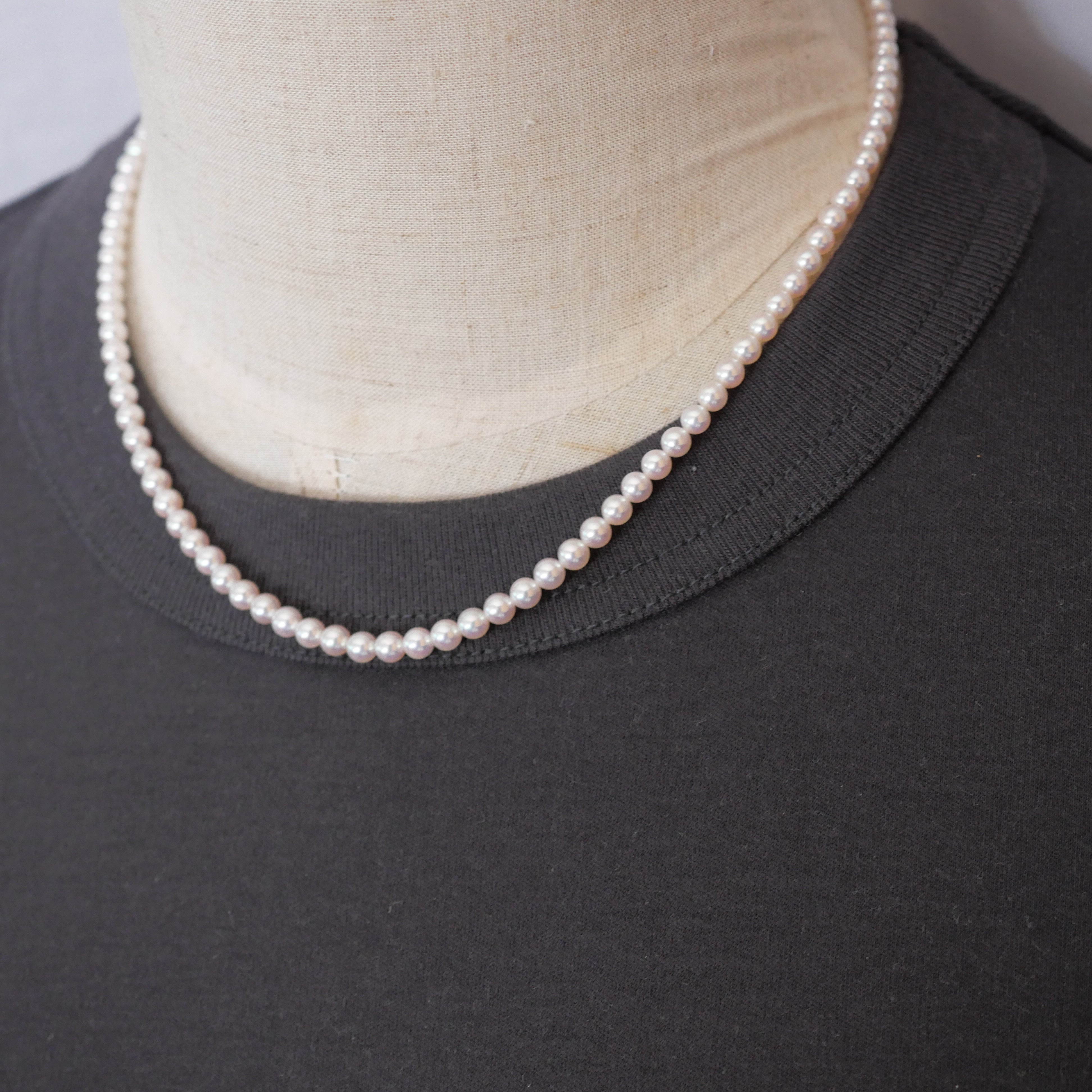 パール ネックレス 4-4.5mm