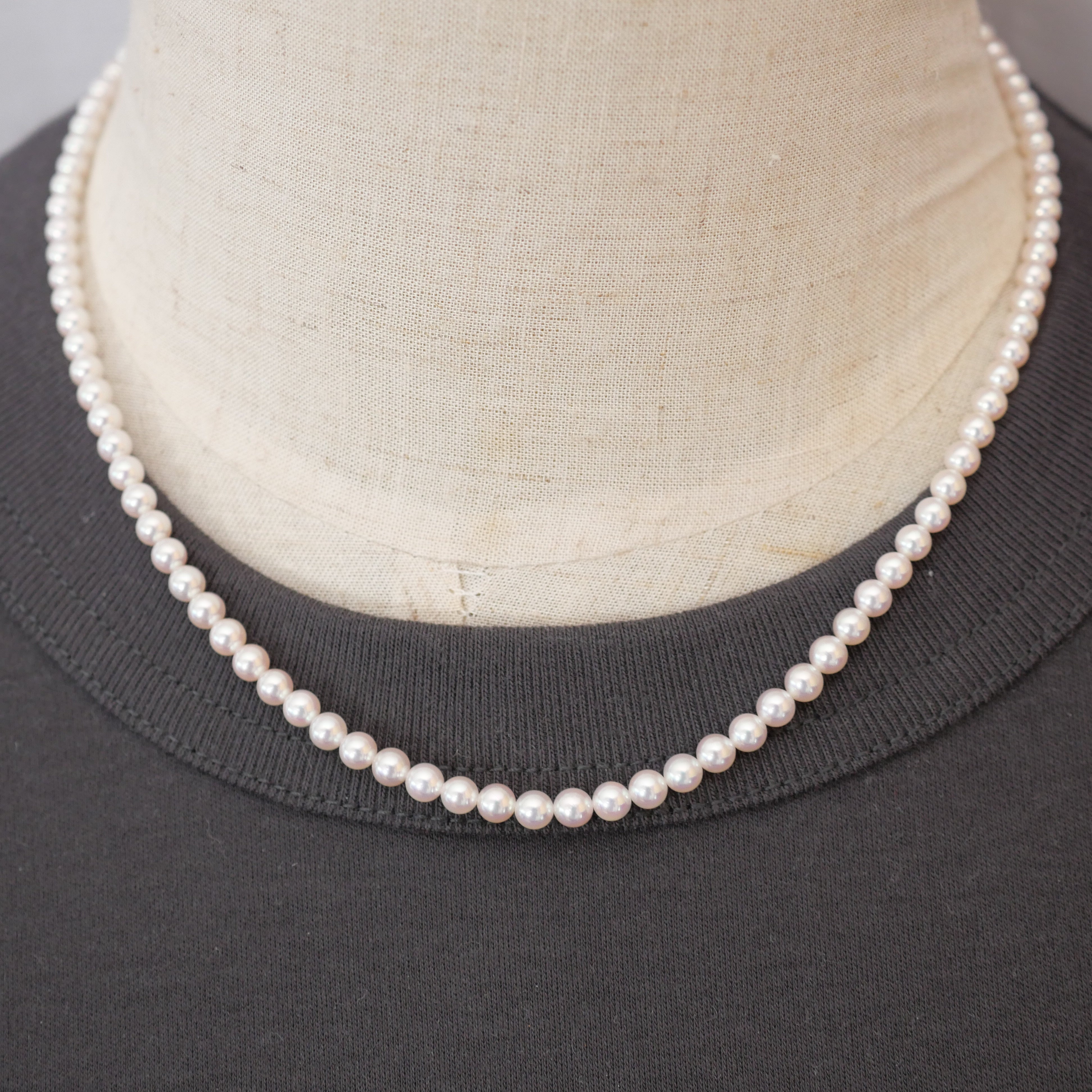 パール ネックレス 4-4.5mm