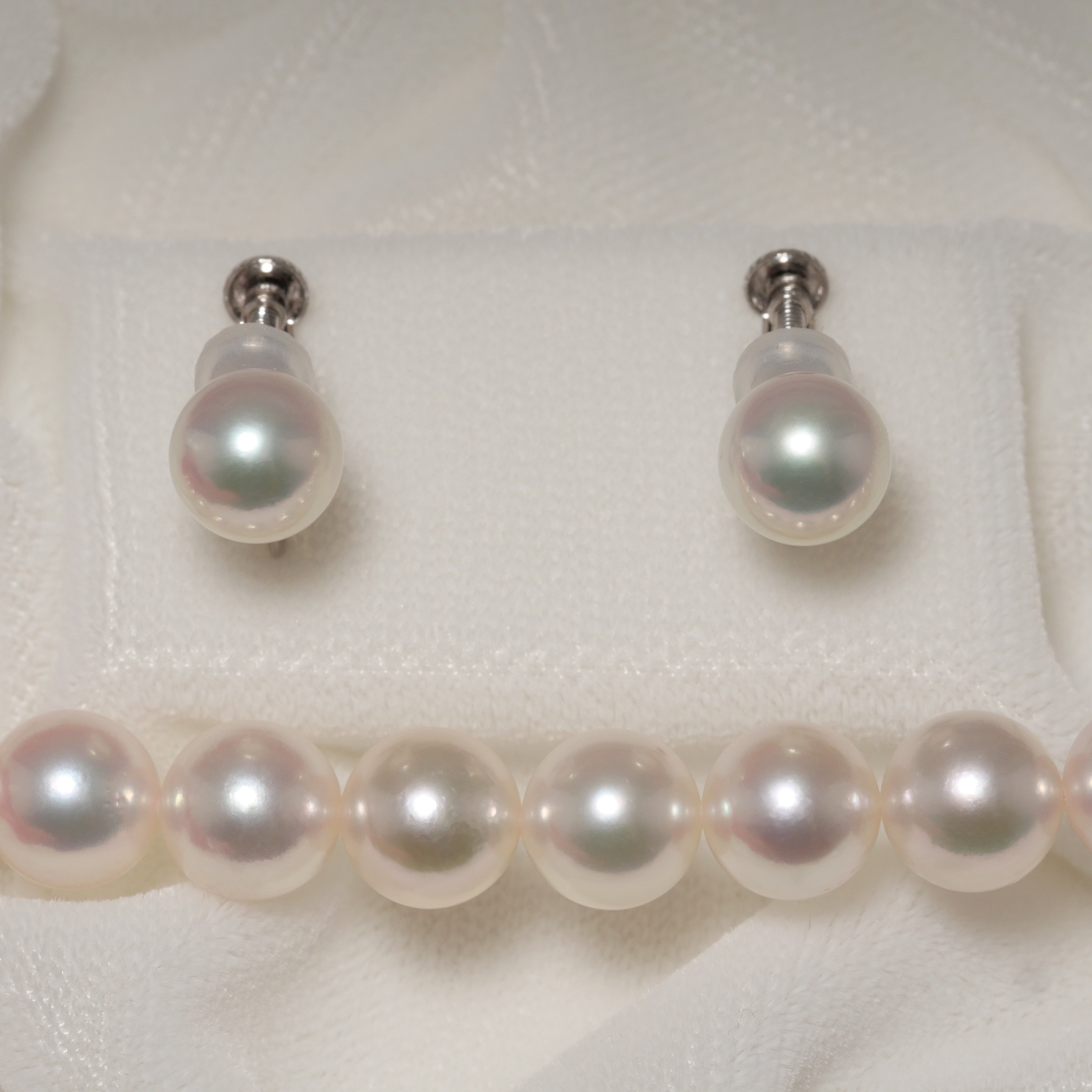 パール ネックレス 7.5-8mm